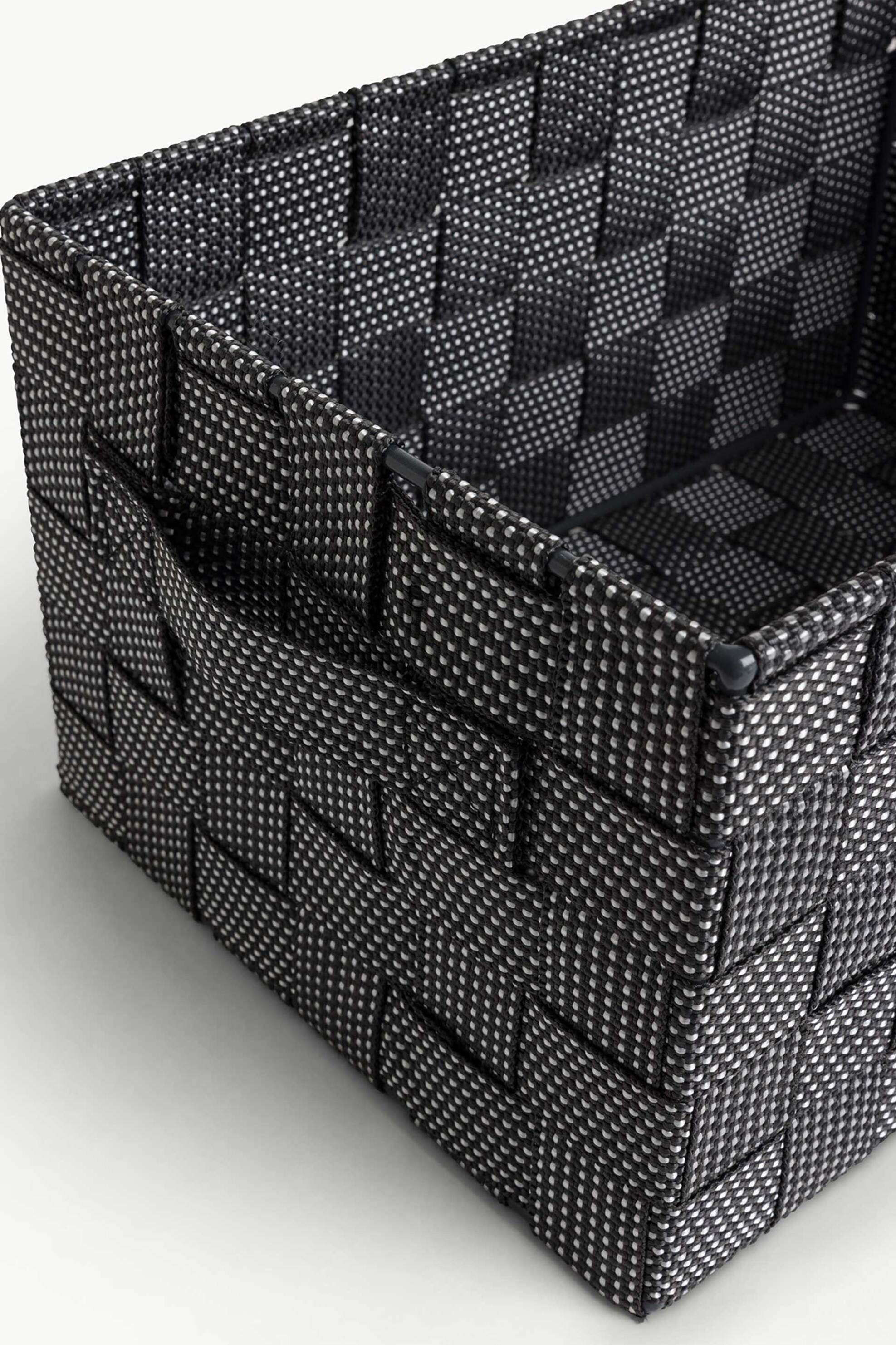Coincasa Καλάθι Αποθήκευσης με Πλεκτό Σχέδιο 40 X 28 26 CM - 007378180 Γκρι Σκούρο