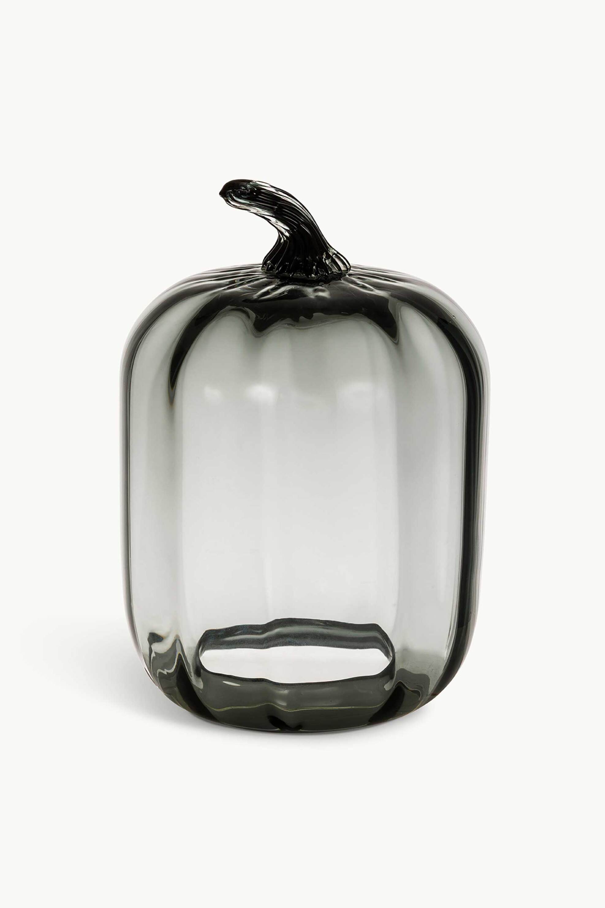 Coincasa γυάλινη διακοσμητική κολοκύθα 26 cm - 007492921 Πράσινο Σκούρο