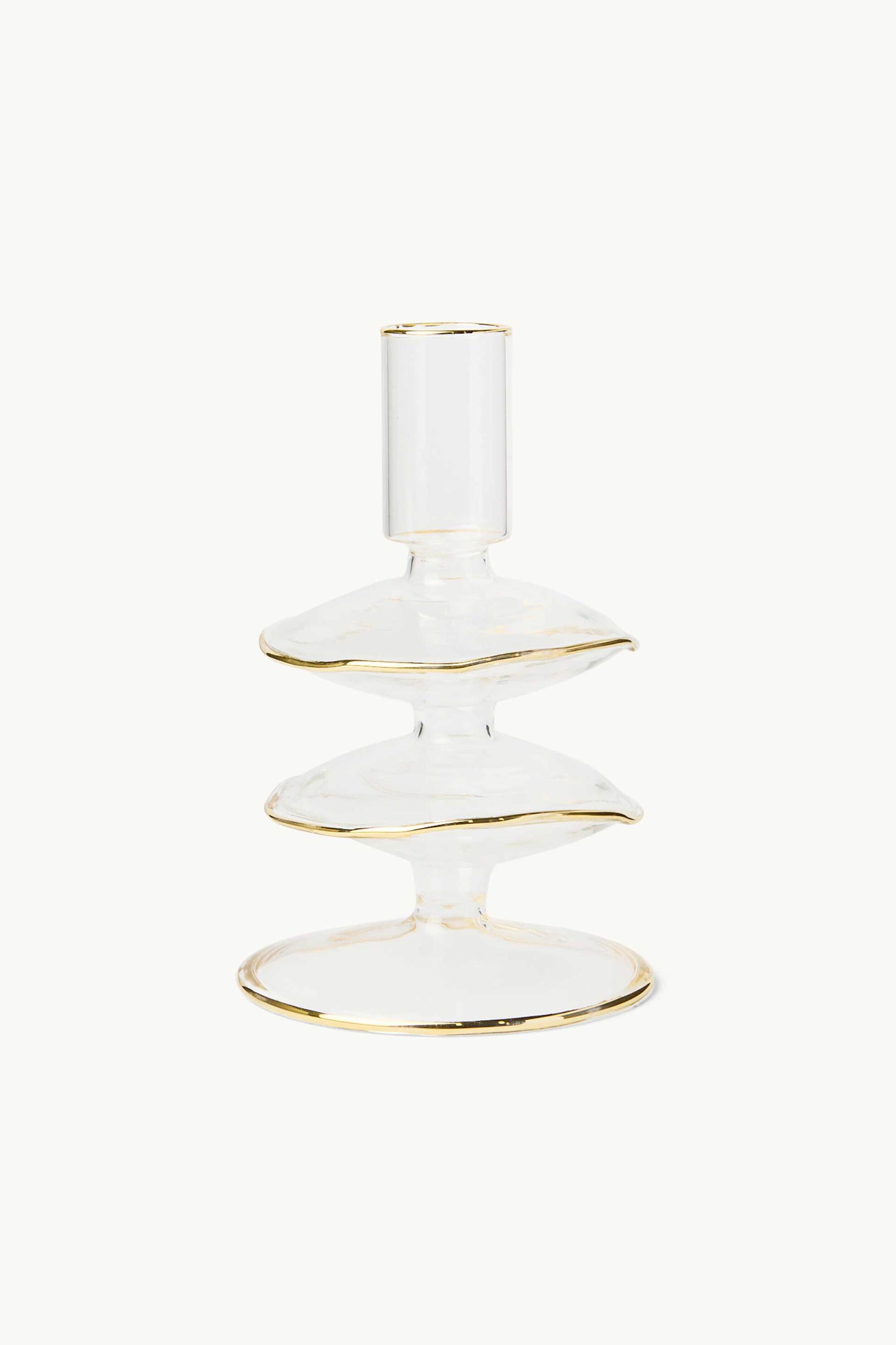 Coincasa γυάλινο κηροπήγιο 13 cm - 006804802 Διάφανο