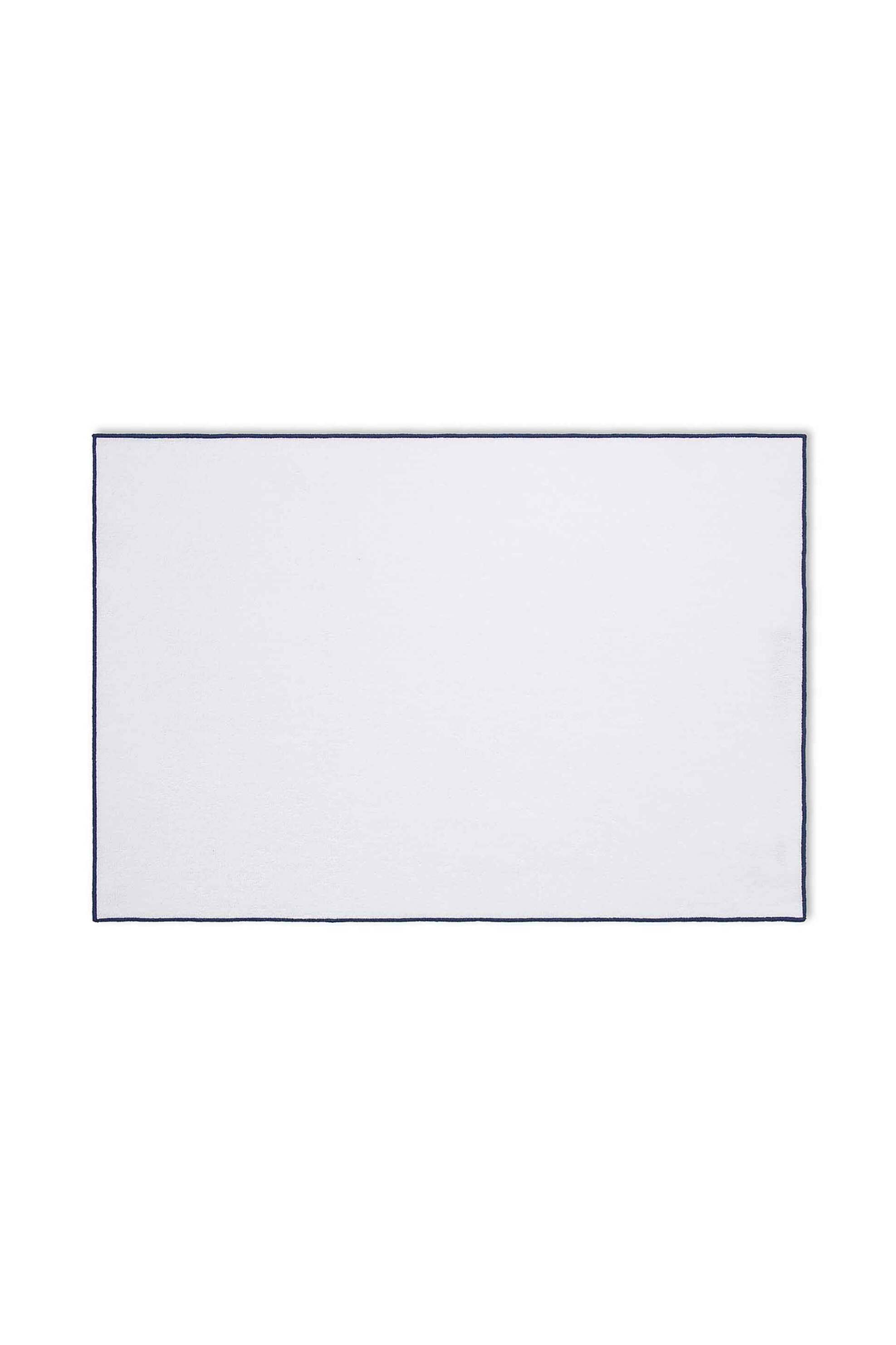 Coincasa πετσέτα χεριών με contrast περίγραμμα 60 x 40 cm - 007406407 Μπλε