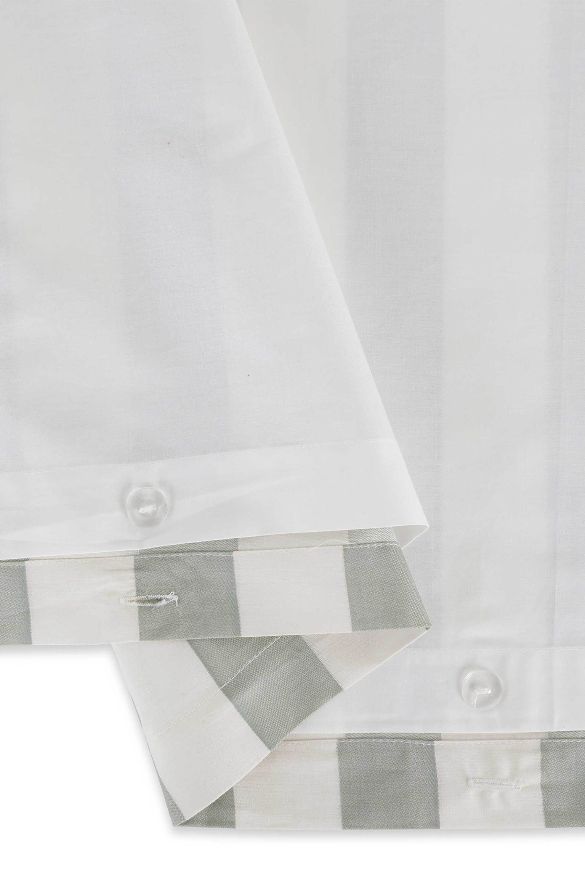 Coincasa σετ παπλωματοθήκη διπλή και μαξιλαροθήκες με ριγέ σχέδιο 240 x 220 cm - 2 x 50 x 80 cm - 007354361 Λαδί φωτογραφία