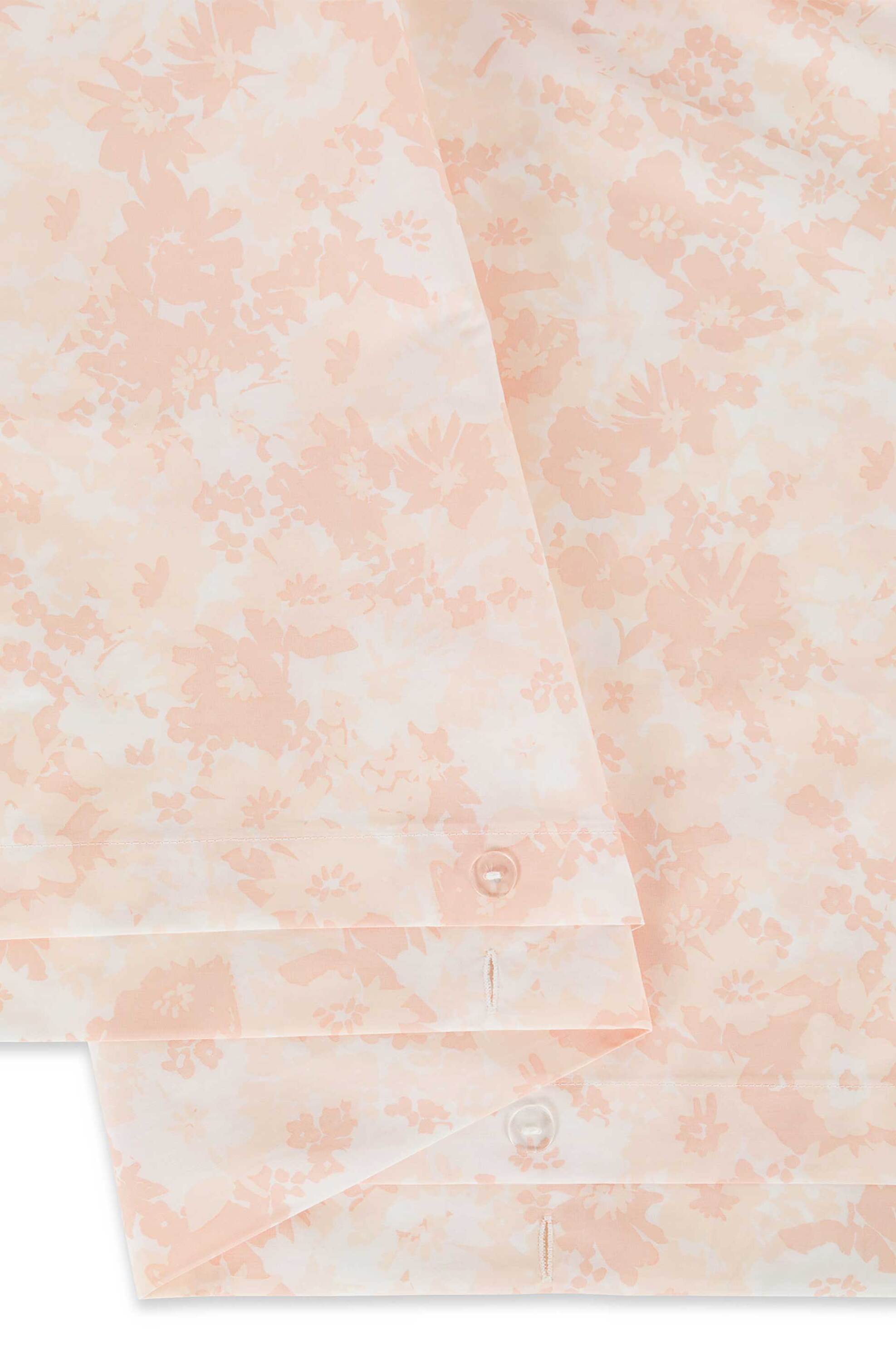 Coincasa παπλωματοθήκη διπλή με floral print βαμβακερή 220 x 240 cm - 007372705 Ροζ φωτογραφία