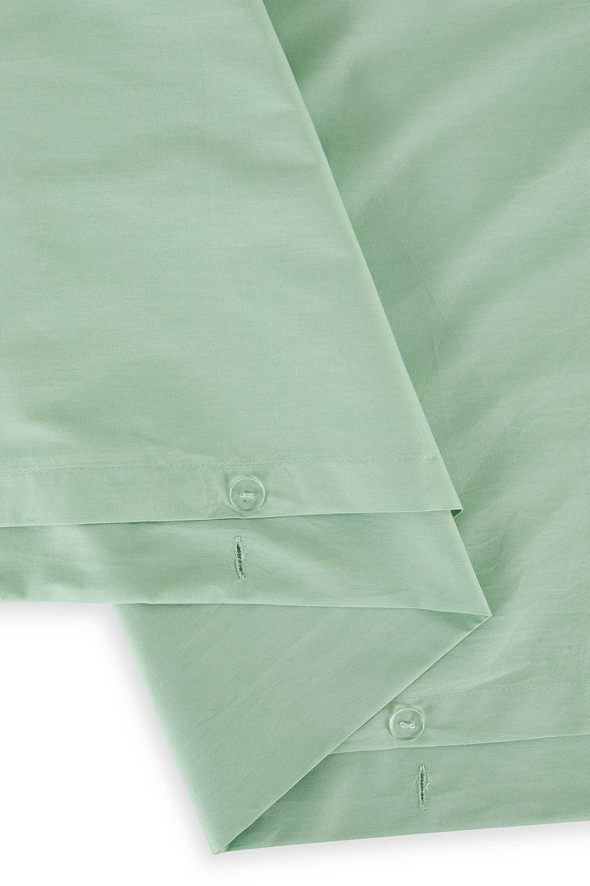 Coincasa σετ παπλωματοθήκη διπλή και μαξιλαροθήκες μονόχρωμα 220 x 260 cm - 2 x 80 x 50 cm - 007396022 Πράσινο φωτογραφία