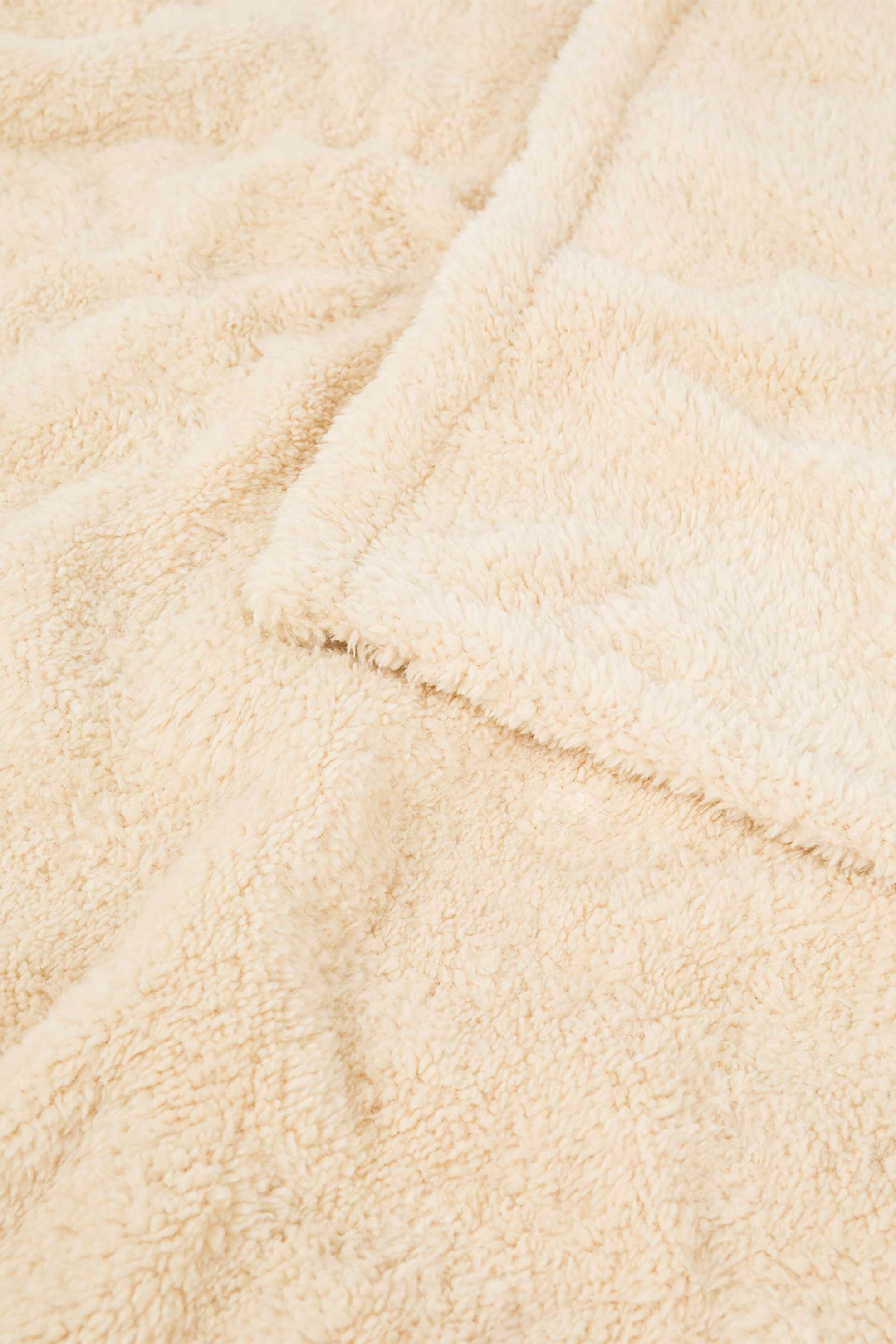 Coincasa κουβέρτα fleece μονόχρωμη 185 x 140 cm - 007396123 Μπεζ φωτογραφία