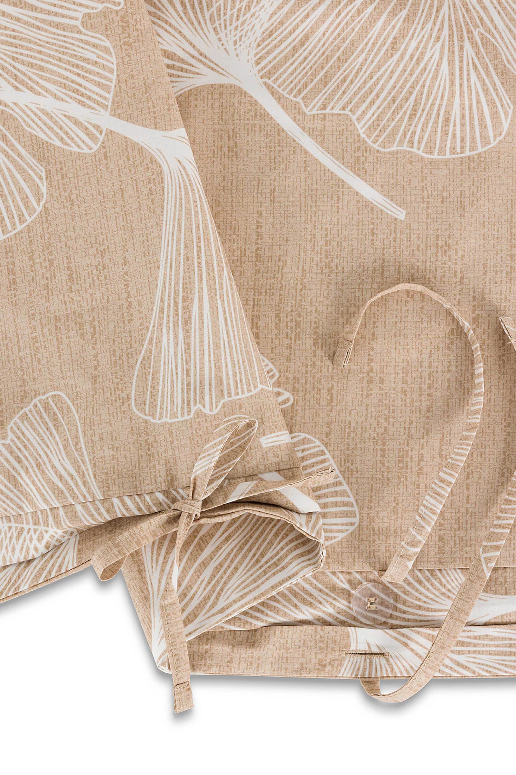 Coincasa παπλωματοθήκη διπλή με all-over print 220 x 240 cm - 007448726 Μπεζ φωτογραφία