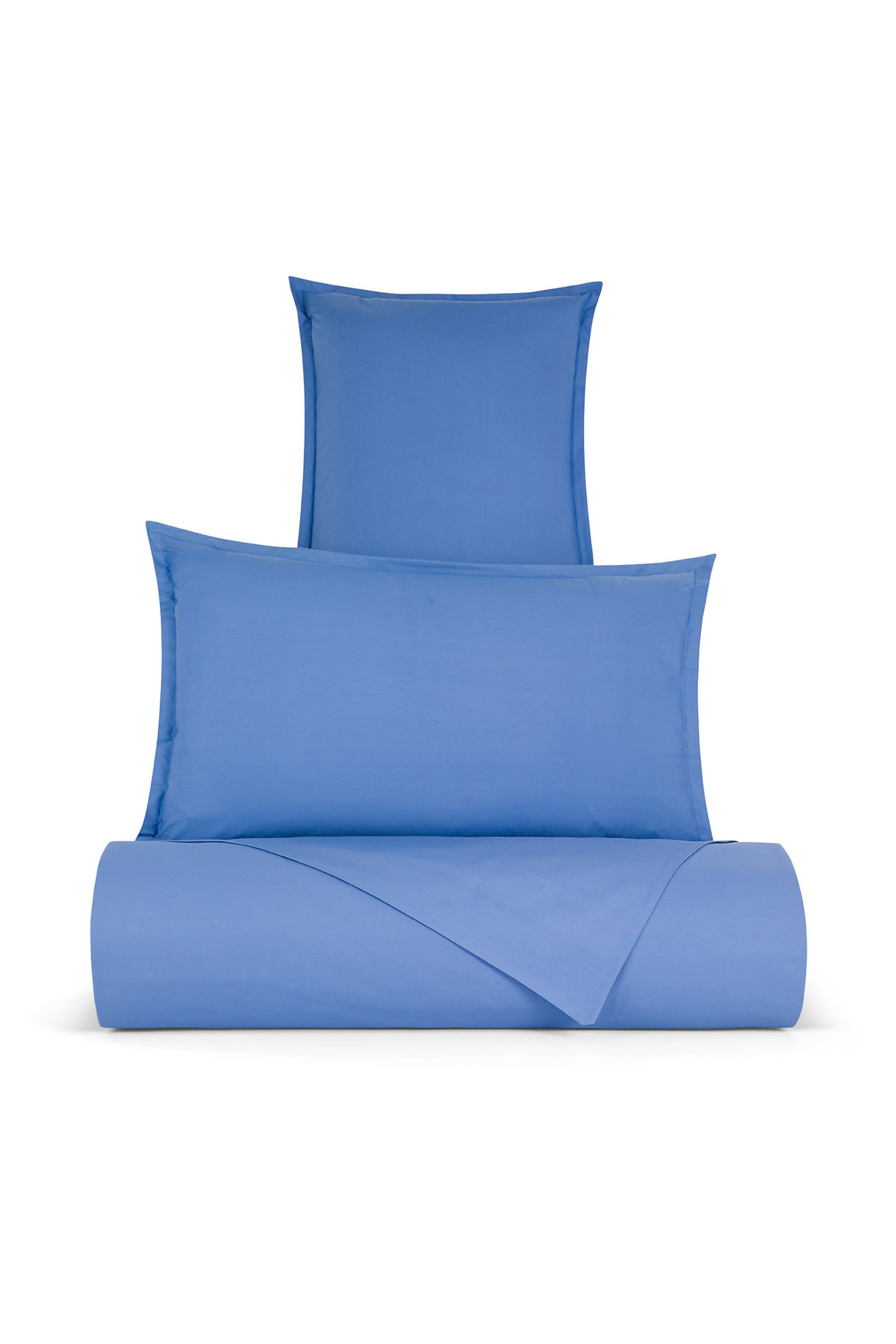 Coincasa σεντόνι διπλό μονόχρωμο 220 x 240 cm "Zefiro" - 007404267 Μπλε