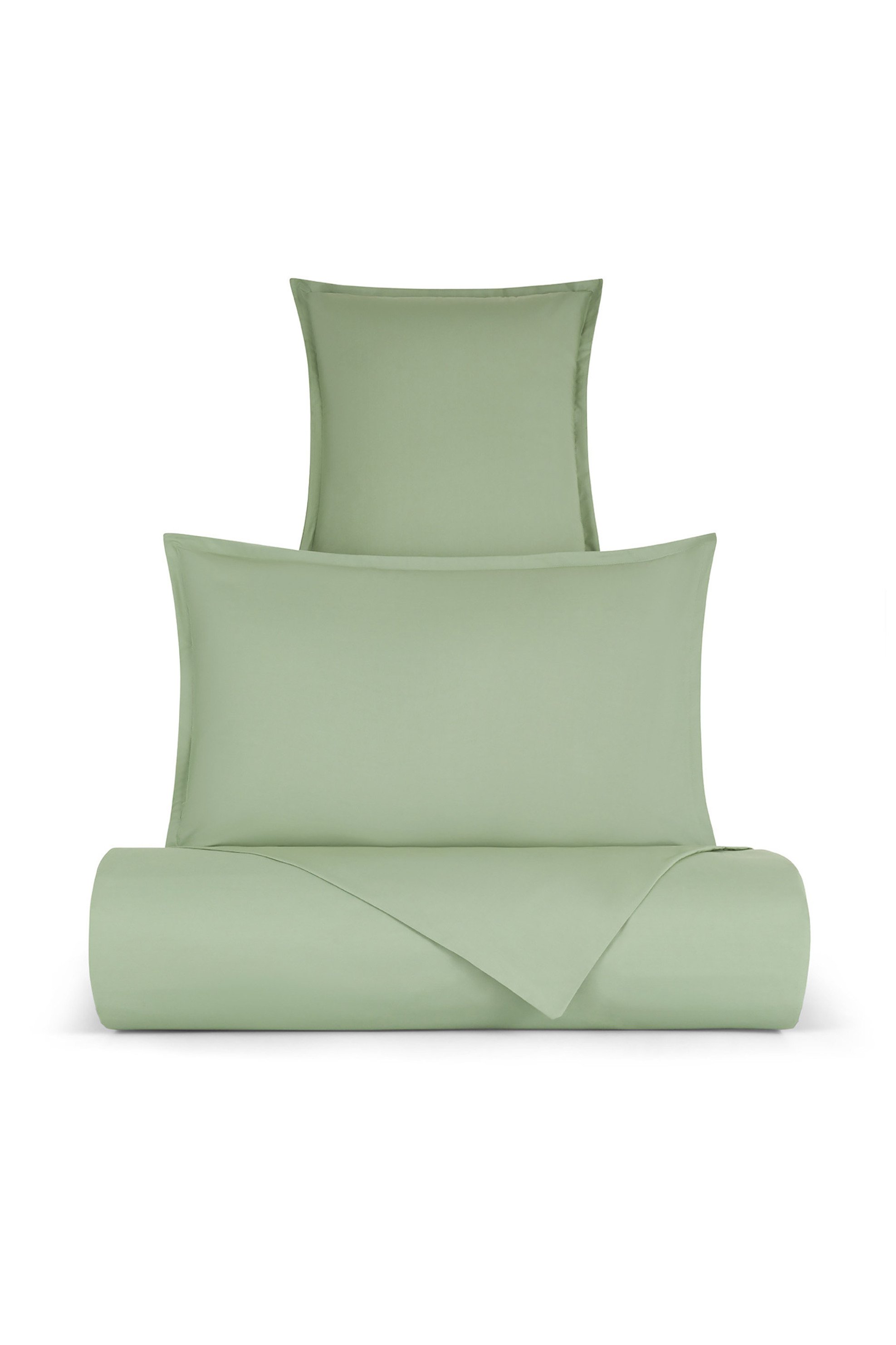 Coincasa σεντόνι διπλό μονόχρωμο 220 x 240 cm "Zefiro" - 007404269 Πράσινο