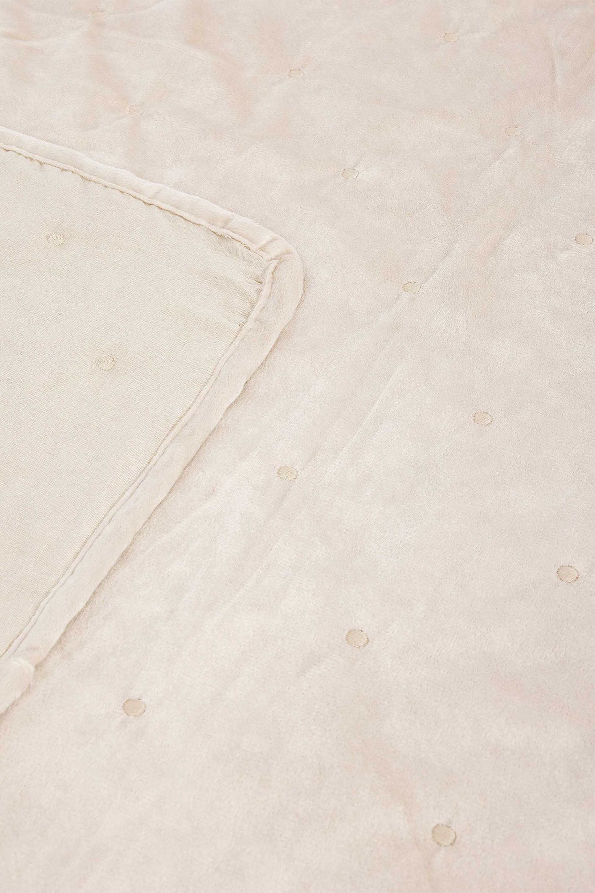Coincasa πάπλωμα king size με πουά σχέδιο 260 x 260 cm - 007457028 Μπεζ φωτογραφία