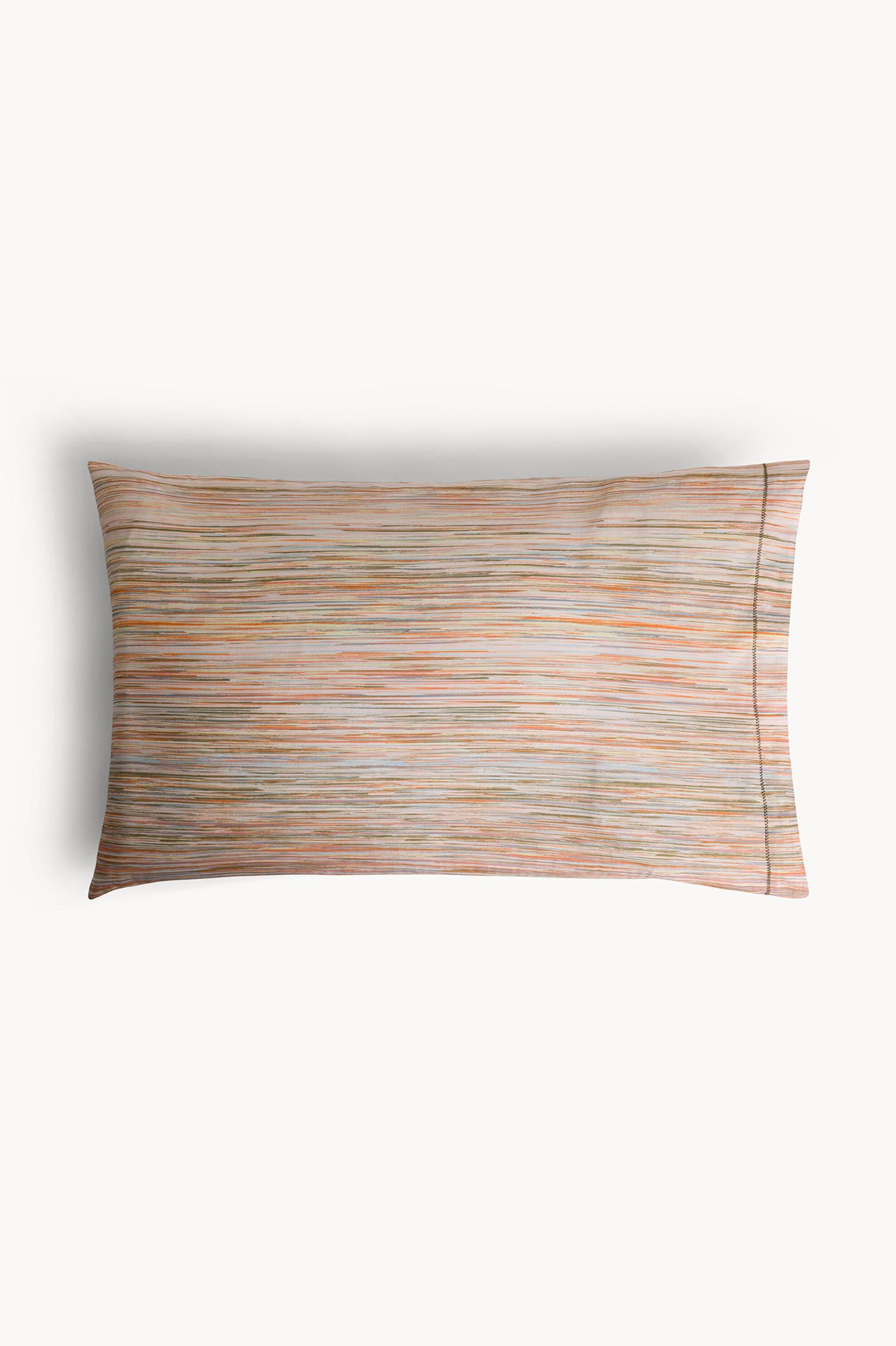 Coincasa μαξιλαροθήκη με ριγέ σχέδιο 80 x 50 cm - 007476847 Μπεζ