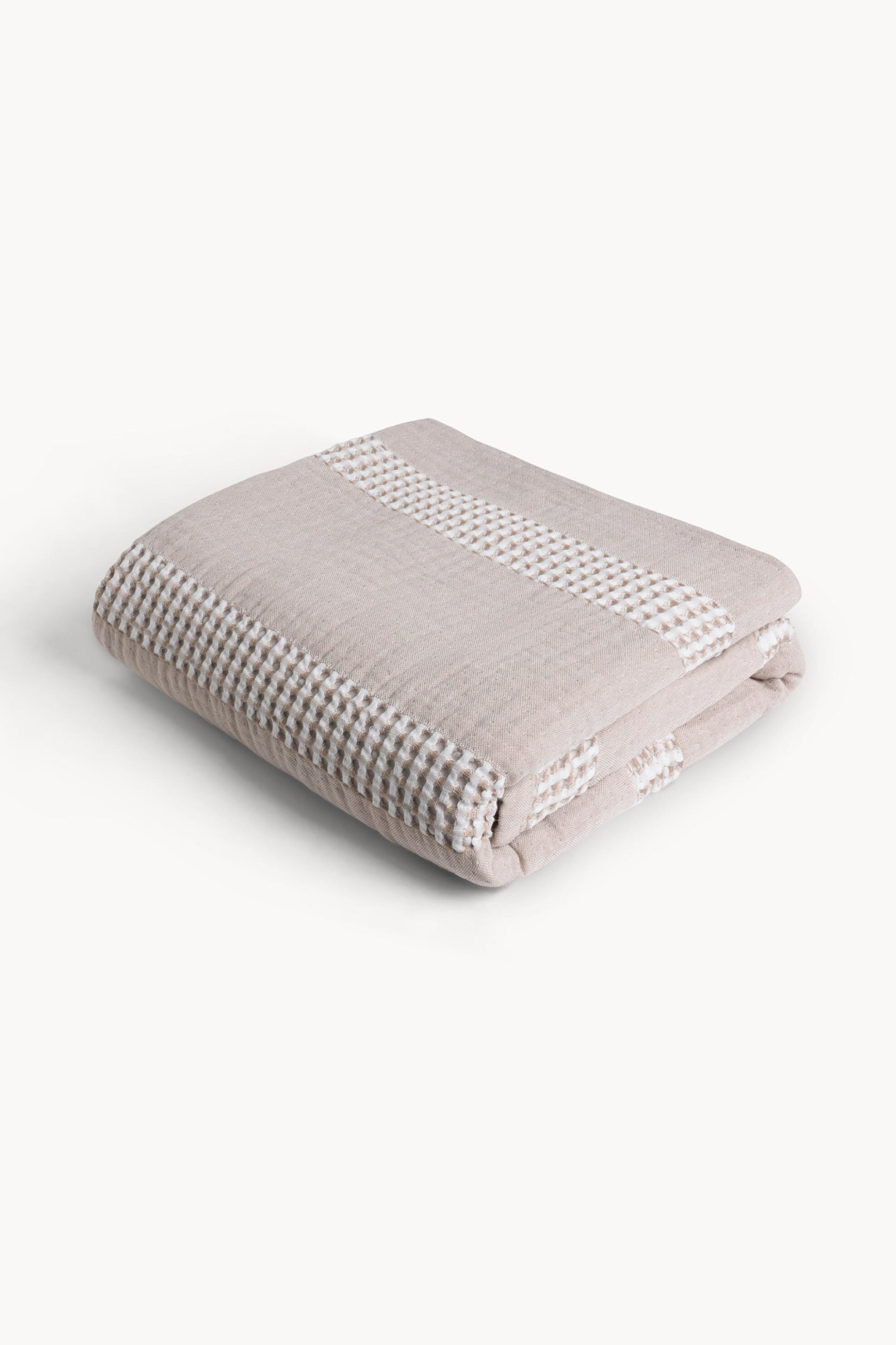 COINCASA Coincasa ριχτάρι πολυθρόνας μονόχρωμο 170 x 130 cm - 007477167 Μπεζ