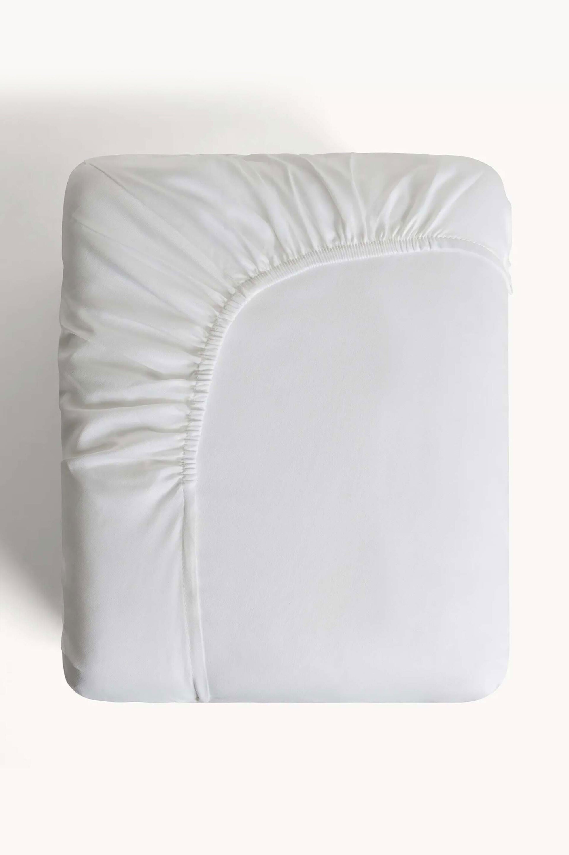 Coincasa σεντόνι μονό με λάστιχο μονόχρωμο 90 x 200 + 25 cm - 007479400 Λευκό