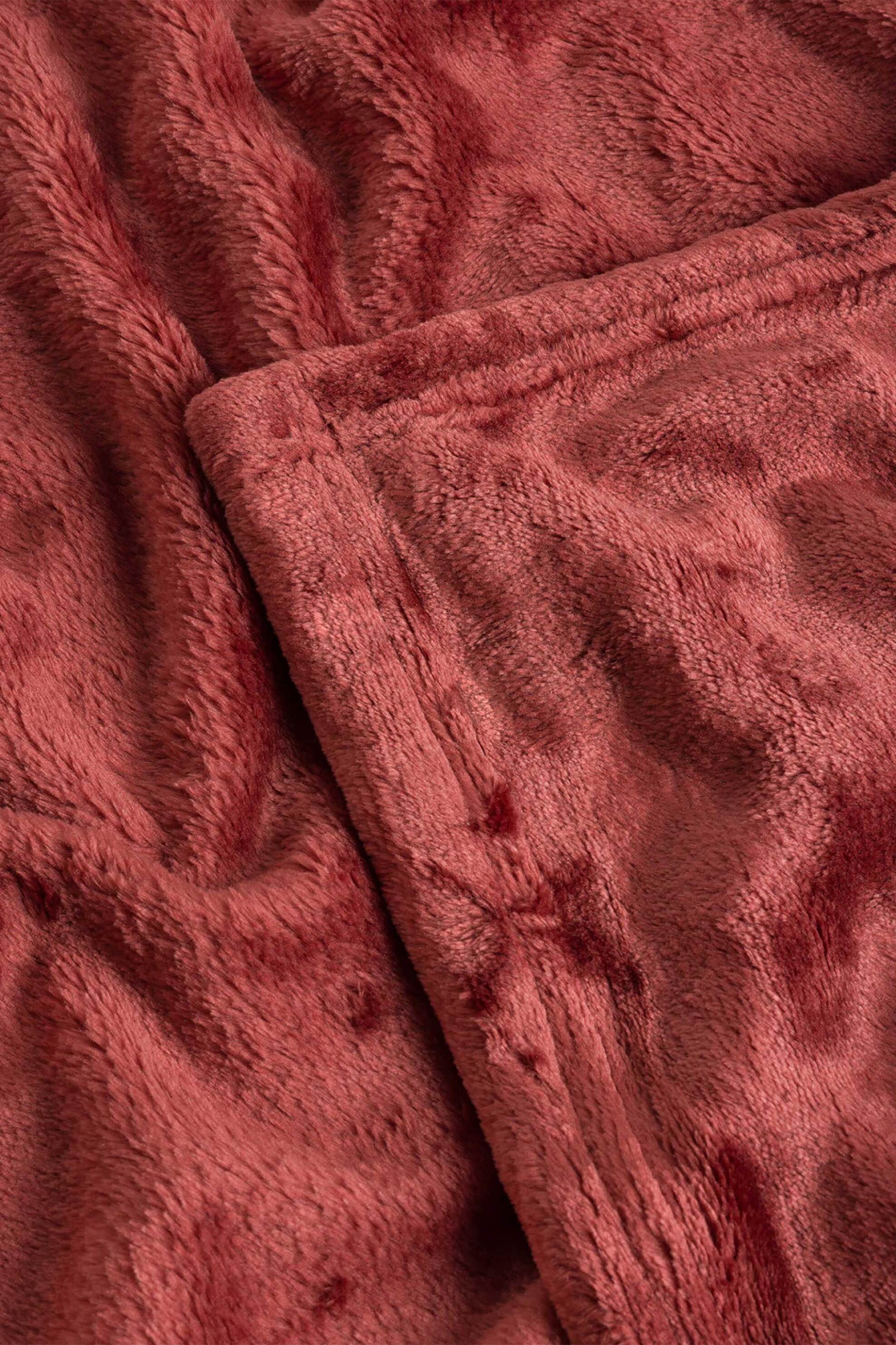 Coincasa ριχτάρι πολυθρόνας μονόχρωμο 200 x 150 cm - 006802519 Κόκκινο φωτογραφία