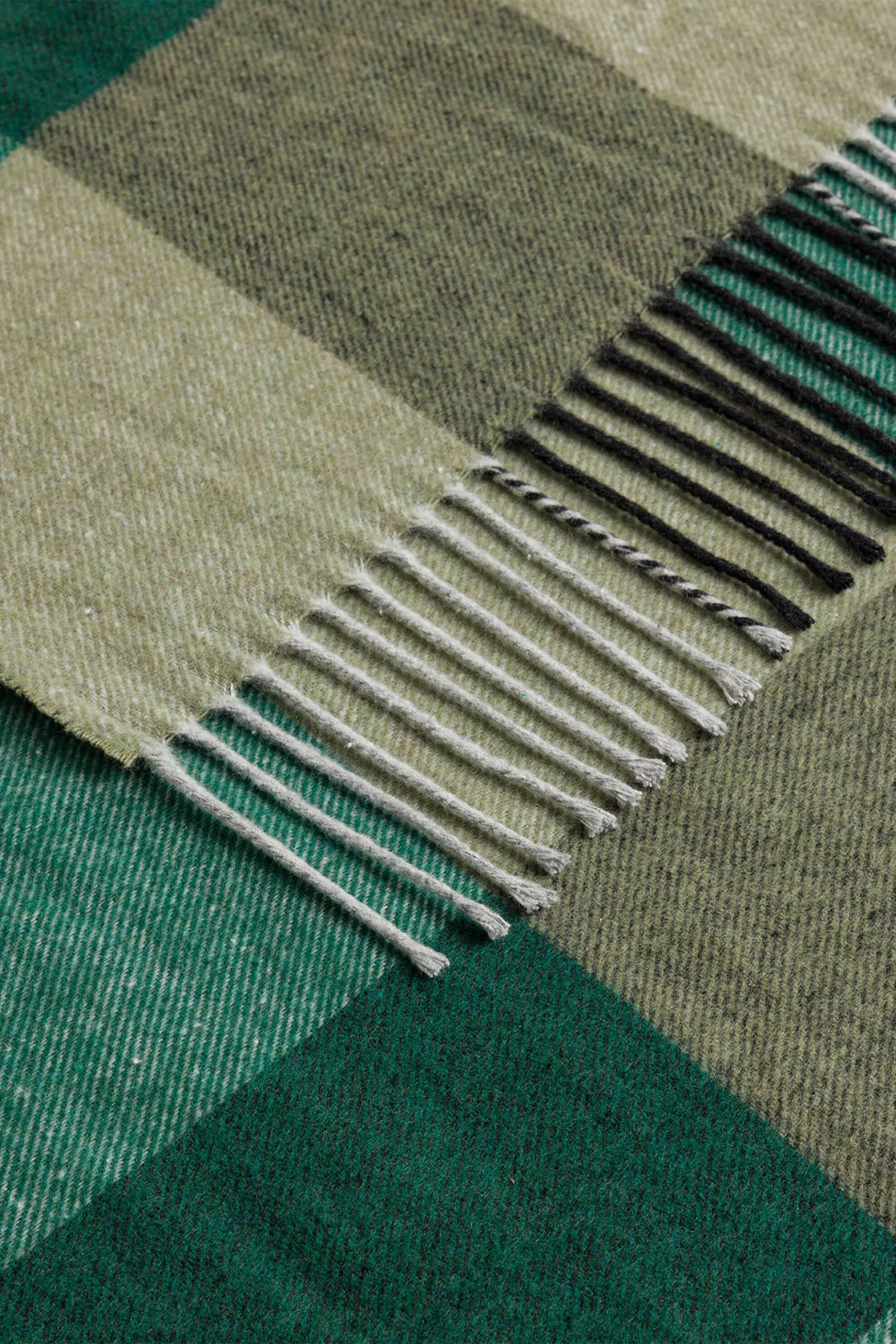 Coincasa ριχτάρι πολυθρόνας με καρό σχέδιο 170 x 130 cm - 006803099 Πράσινο φωτογραφία