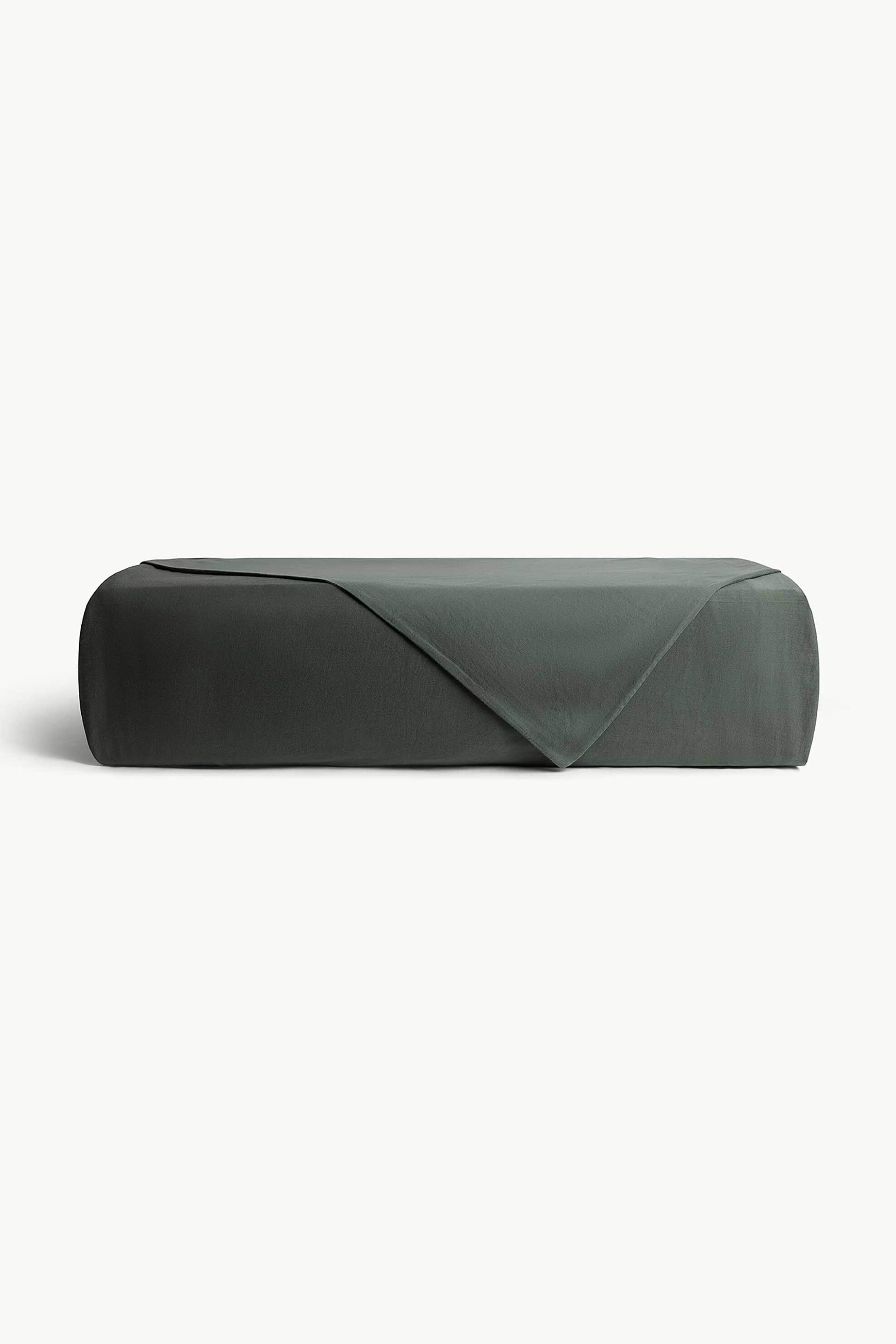Coincasa Σεντόνι Διπλό Μονόχρωμο 280 X 240 CM - 006803158 Πράσινο Σκούρο