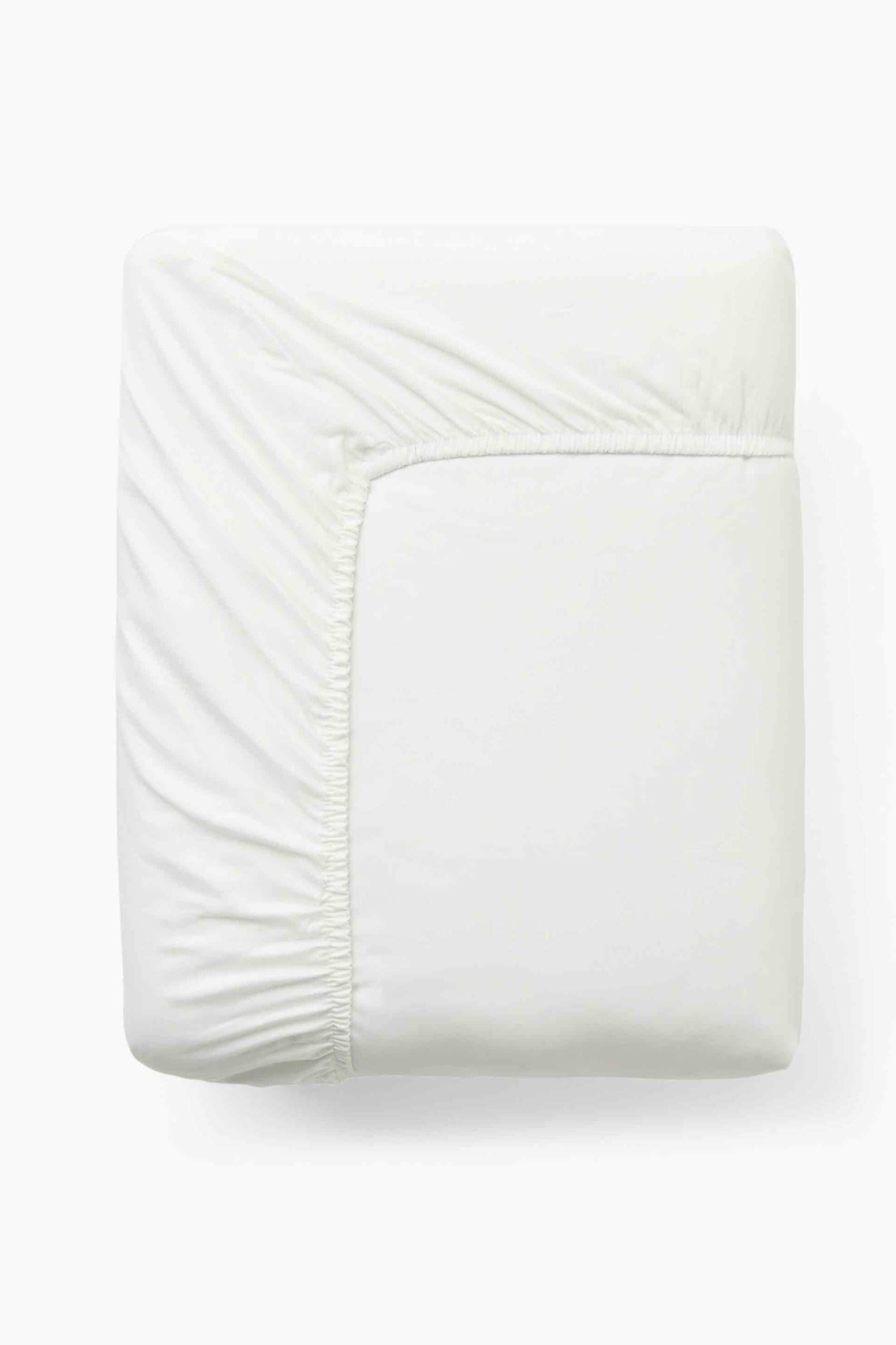 Coincasa σεντόνι μονό με λάστιχο μονόχρωμο 200 x 90 + 25 cm - 006809285 Λευκό