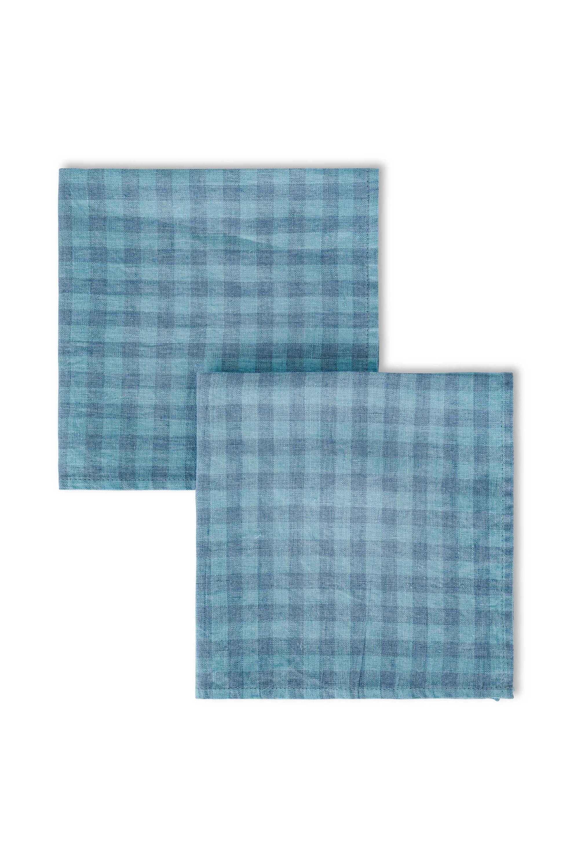 Coincasa σετ λινές πετσέτες φαγητού με καρό σχέδιο 2 x 40 x 40 cm - 007245967 φωτογραφία