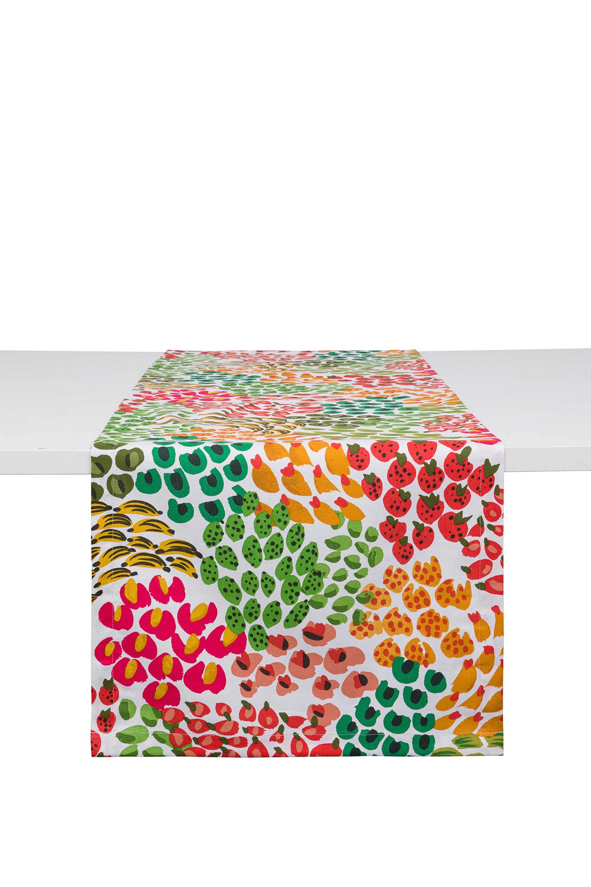 Coincasa ράνερ τραπεζαρίας με all-over fruits print 140 x 40 cm - 007394093 Πολύχρωμο