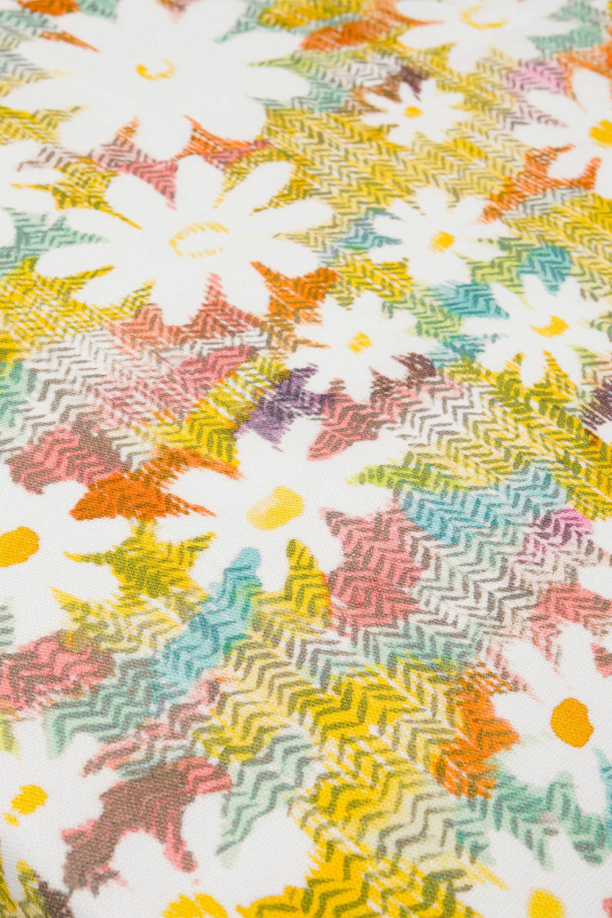 Coincasa τραπεζομάντηλο βαμβακερό με daisies print 140 x 250 cm - 007396315 Πολύχρωμο φωτογραφία