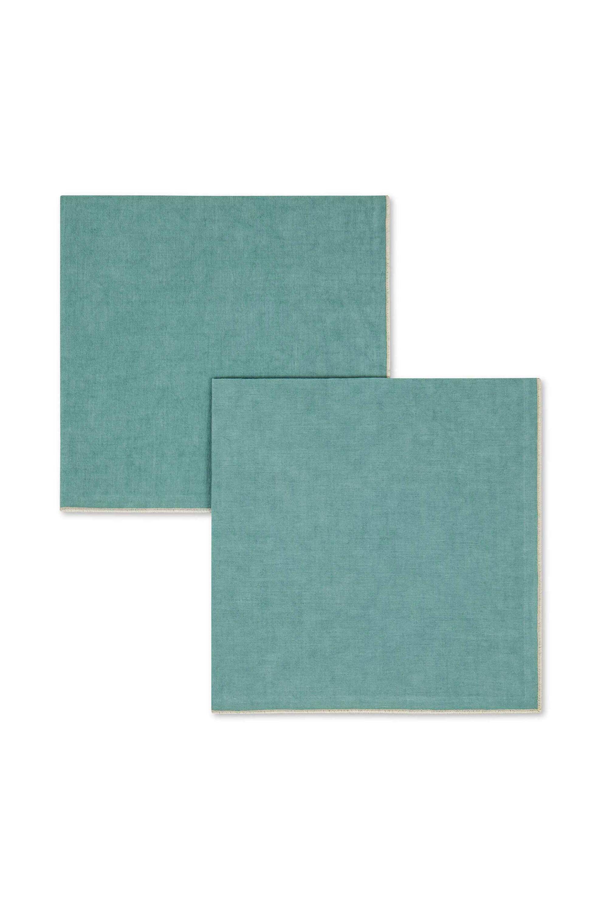 COINCASA Coincasa σετ πετσέτες φαγητού μονόχρωμες 2 x 42 x 42 cm - 007409701 Πετρόλ