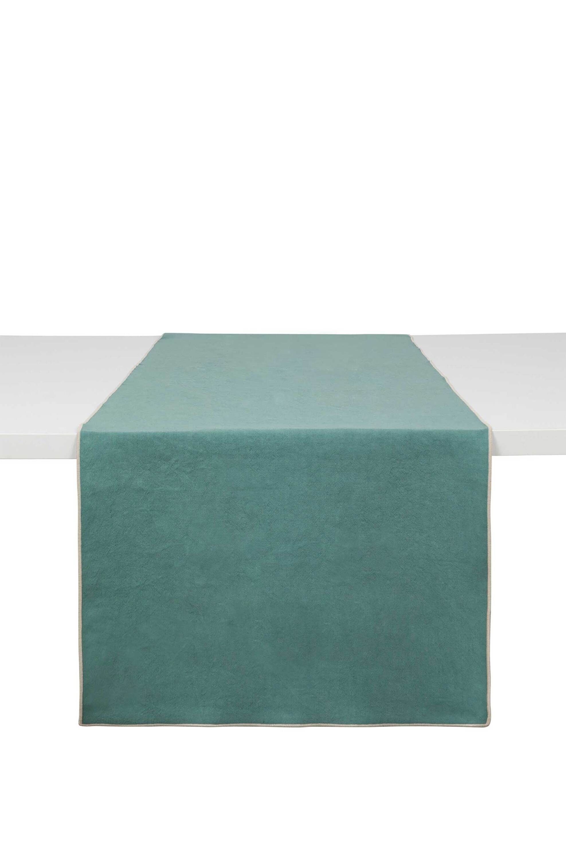 COINCASA Coincasa ράνερ τραπεζαρίας μονόχρωμο 140 x 40 cm - 007409702 Πετρόλ