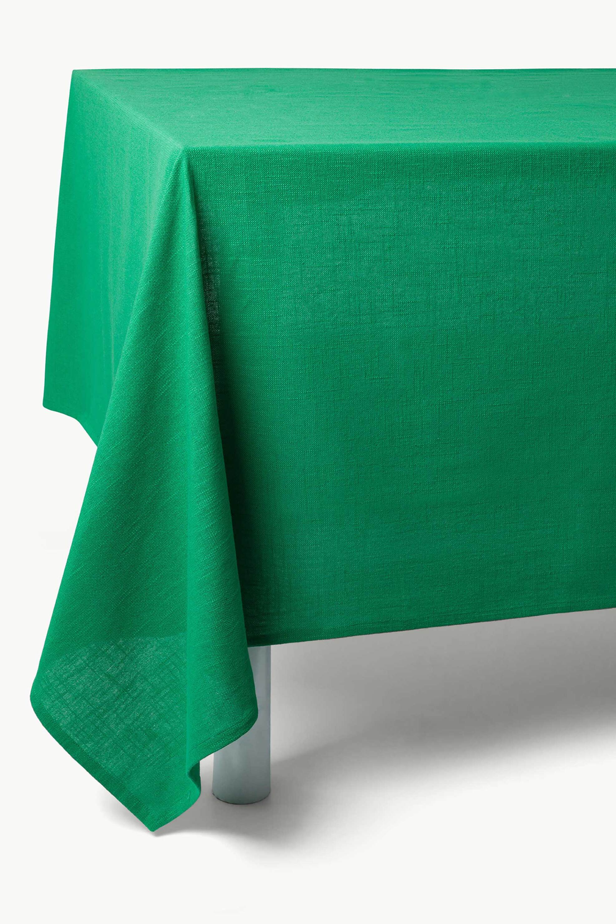 Coincasa τραπεζομάντηλο μονόχρωμο 140 x 140 cm - 007475459 Πράσινο