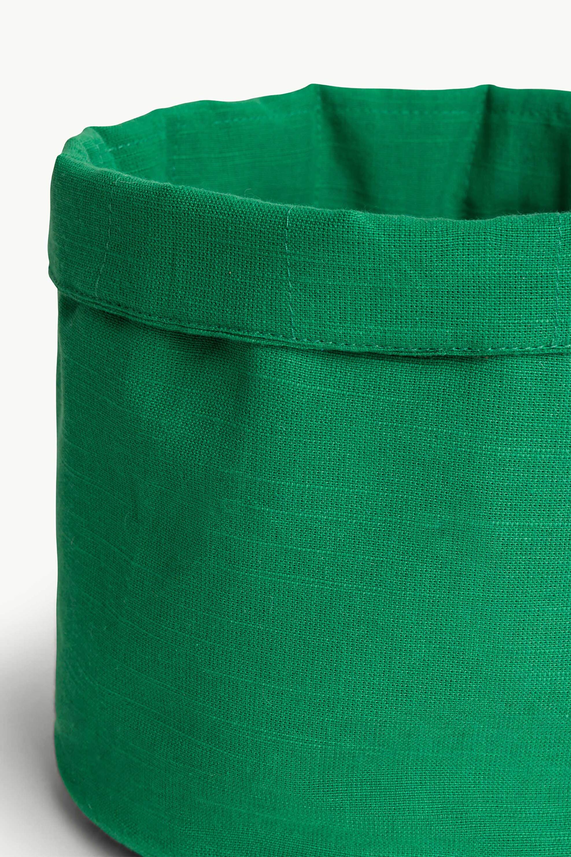 Coincasa καλάθι αποθήκευσης μονόχρωμο 20 cm - 007475470 Πράσινο φωτογραφία