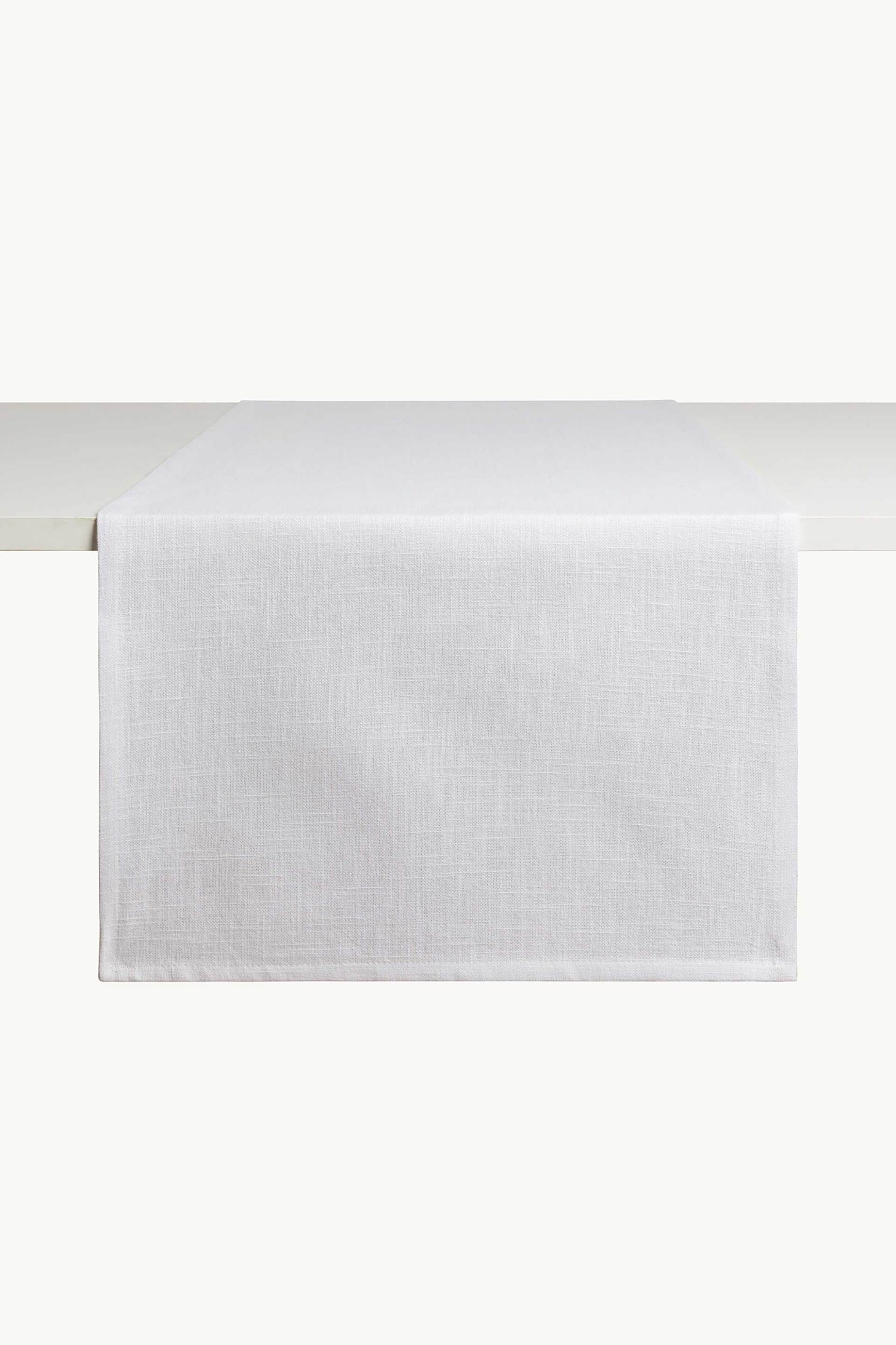 Coincasa ράνερ βαμβακερό 45 x 140 cm - 007475476 Λευκό