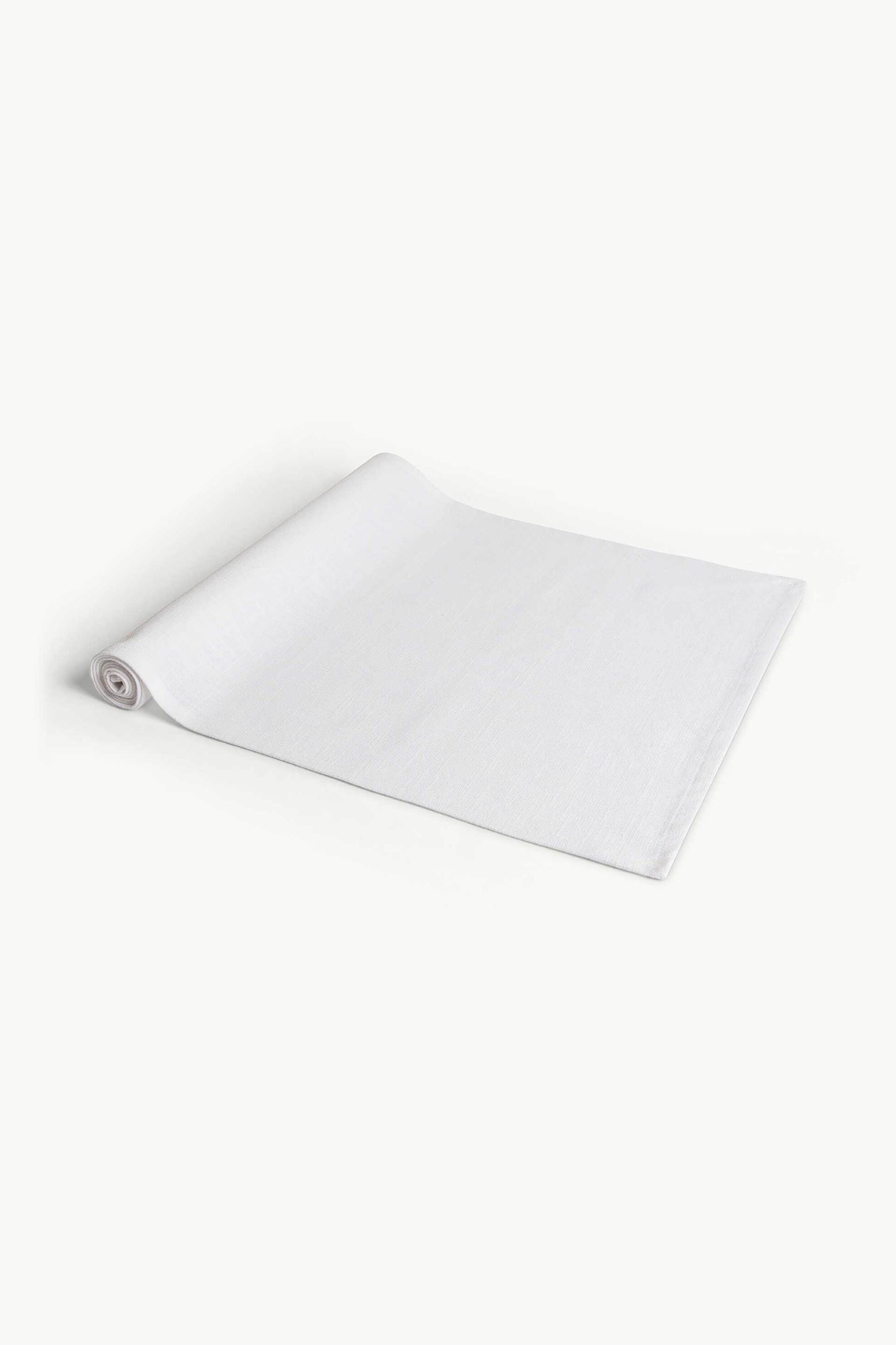 Coincasa Ράνερ Βαμβακερό 45 X 140 CM - 007475476 Λευκό