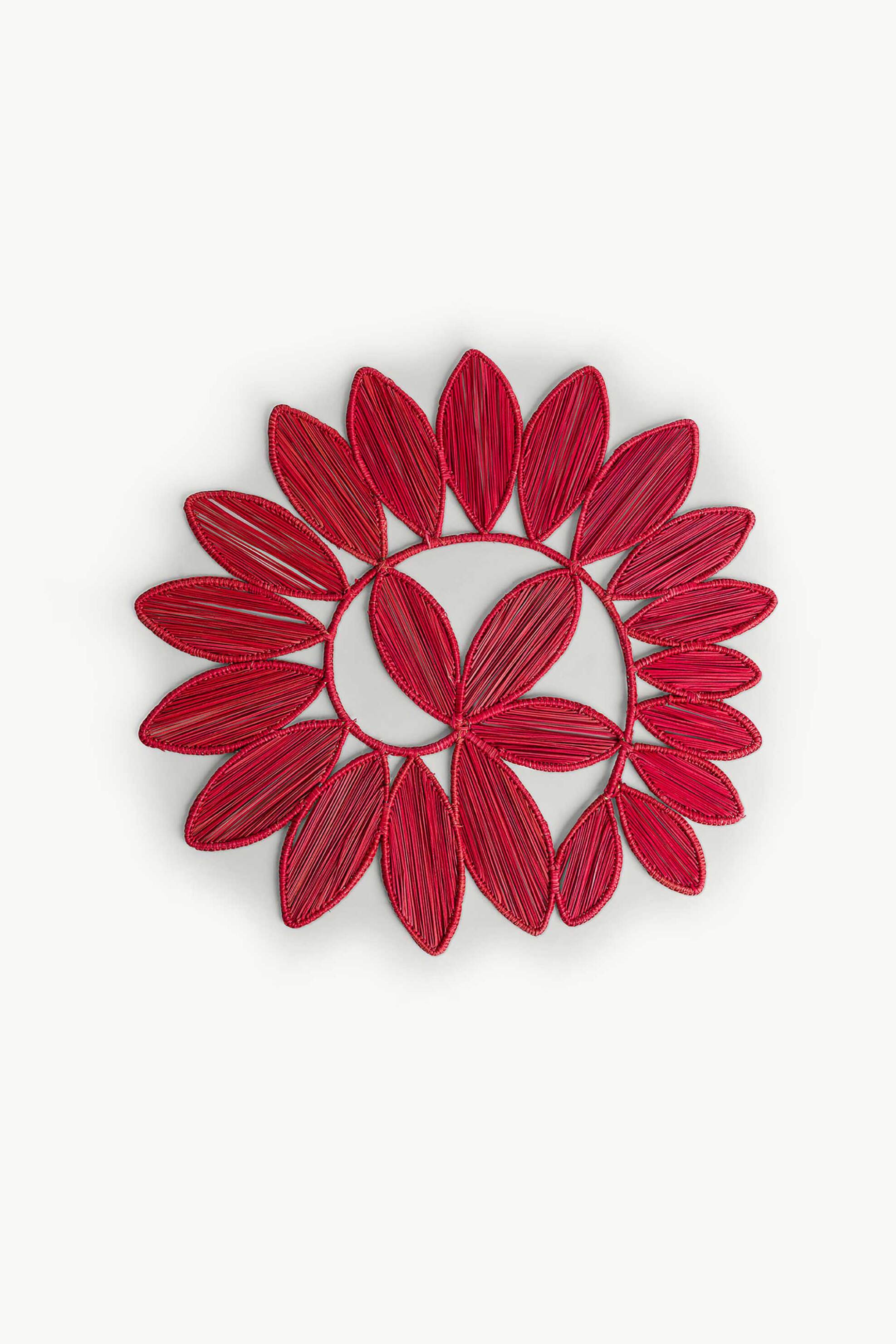 Coincasa σουπλά από ίνες φοίνικα 38 cm - 007491975 Κόκκινο