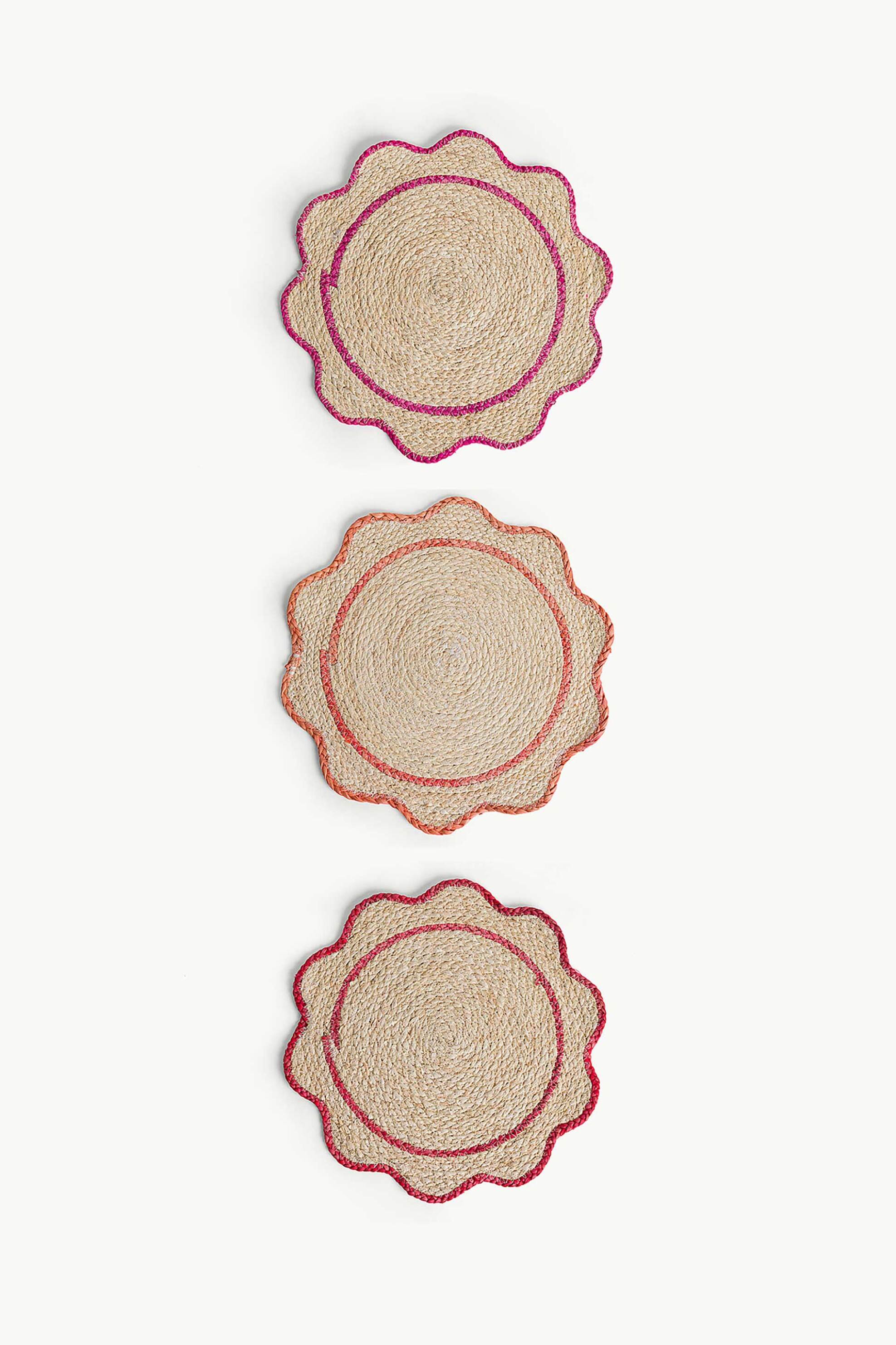 Coincasa σουπλά από ίνες φοίνικα 38 cm - 007478130 Μπεζ