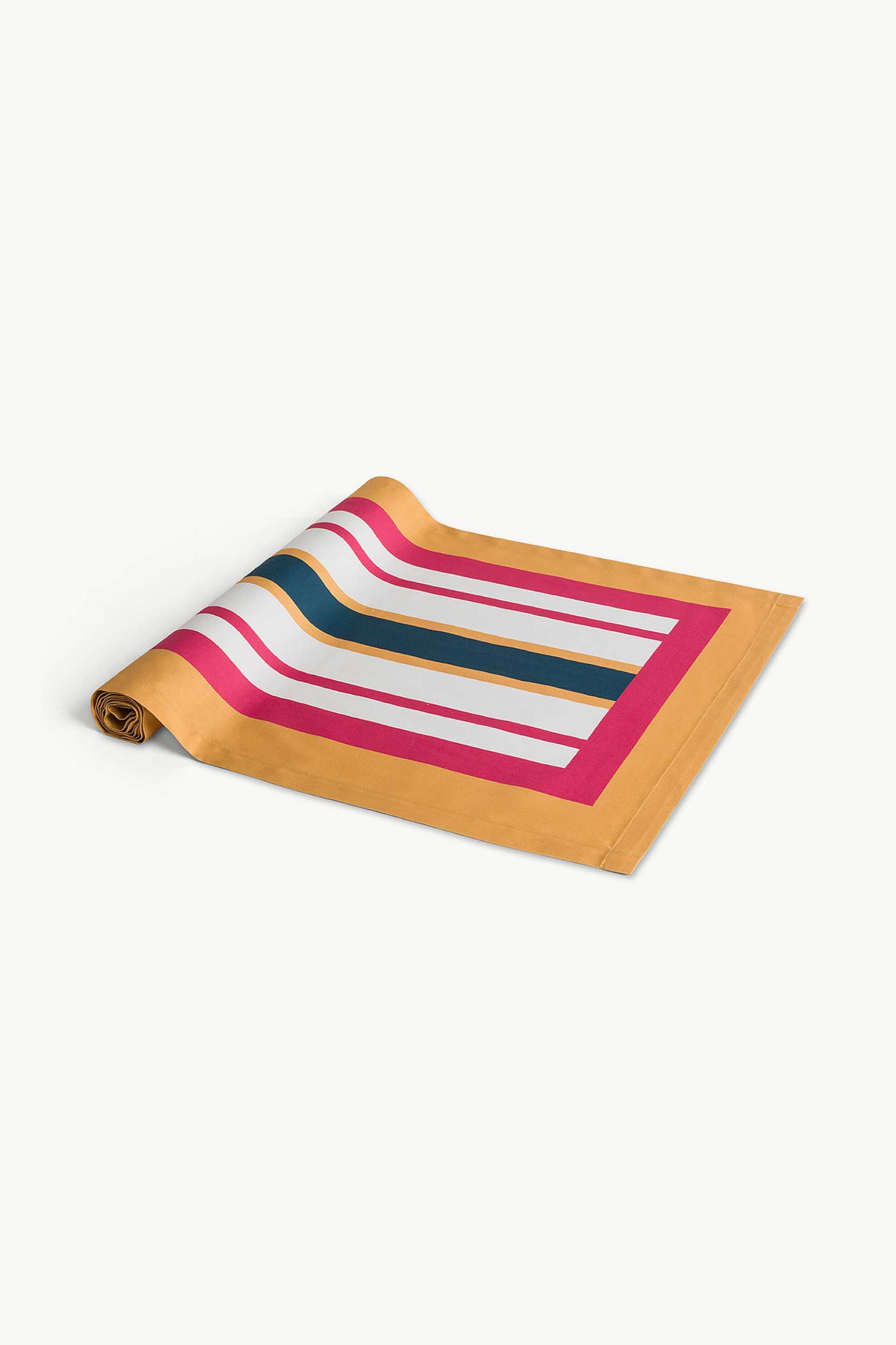 Coincasa ράνερ βαμβακερό twill με ριγέ σχέδιο 45 x 140 cm - 007479048 Πολύχρωμο φωτογραφία