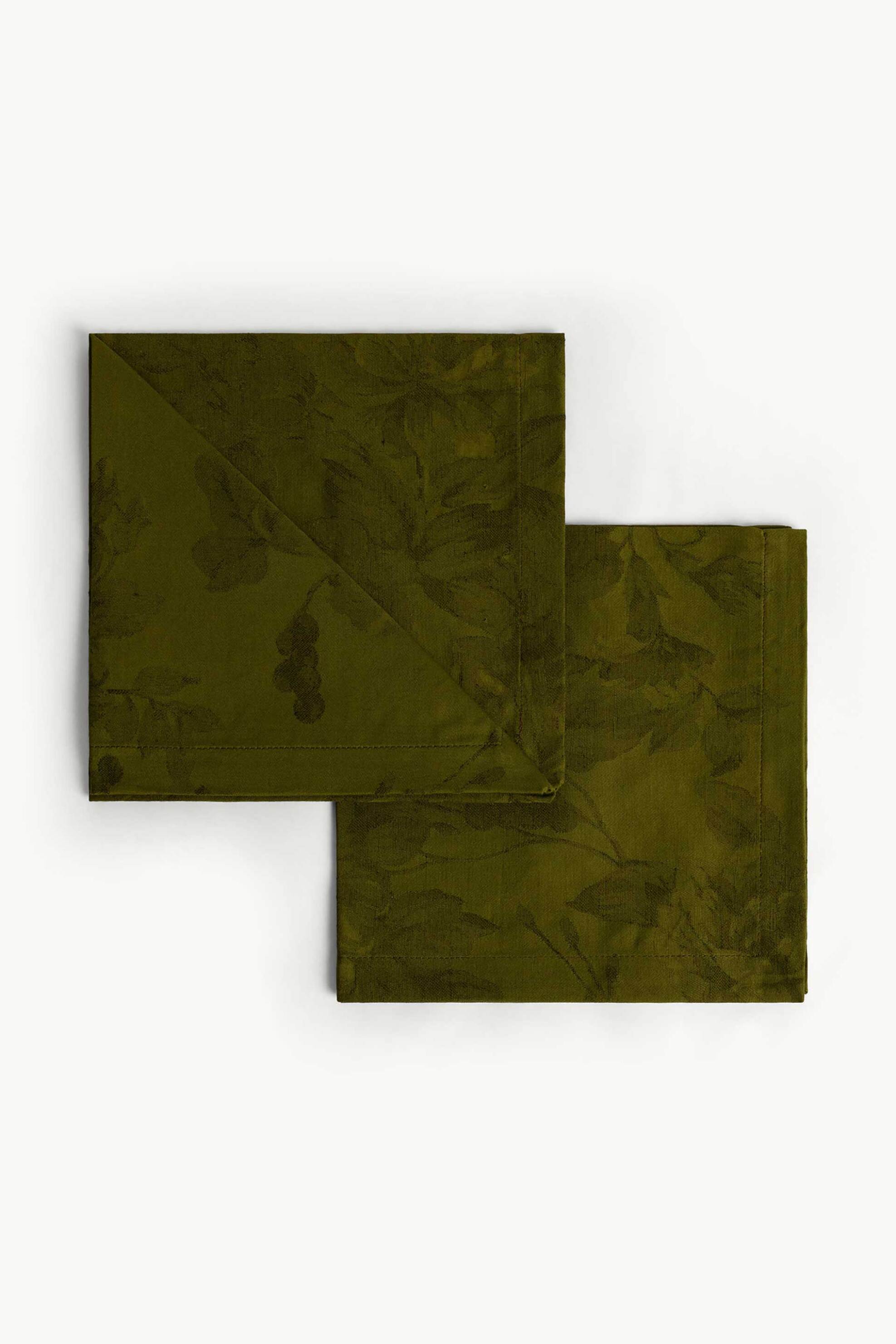 COINCASA Coincasa σετ πετσέτες κουζίνας με all-over print 42 x 42 cm (2 τεμάχια) - 006804362 Πράσινο