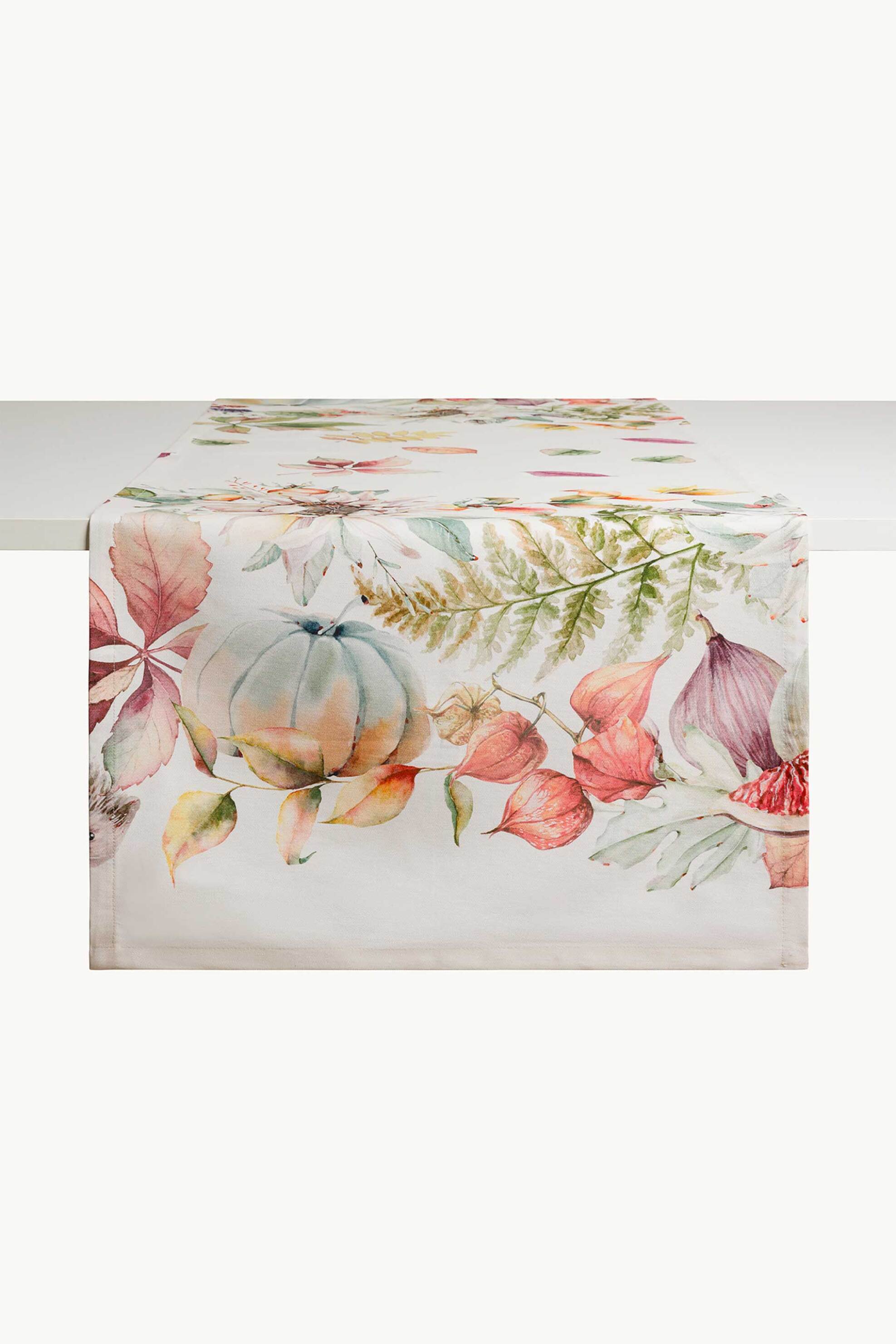 COINCASA Coincasa ράνερ βαμβακερό με all-over print 50 x 150 cm - 007493432 Εκρού