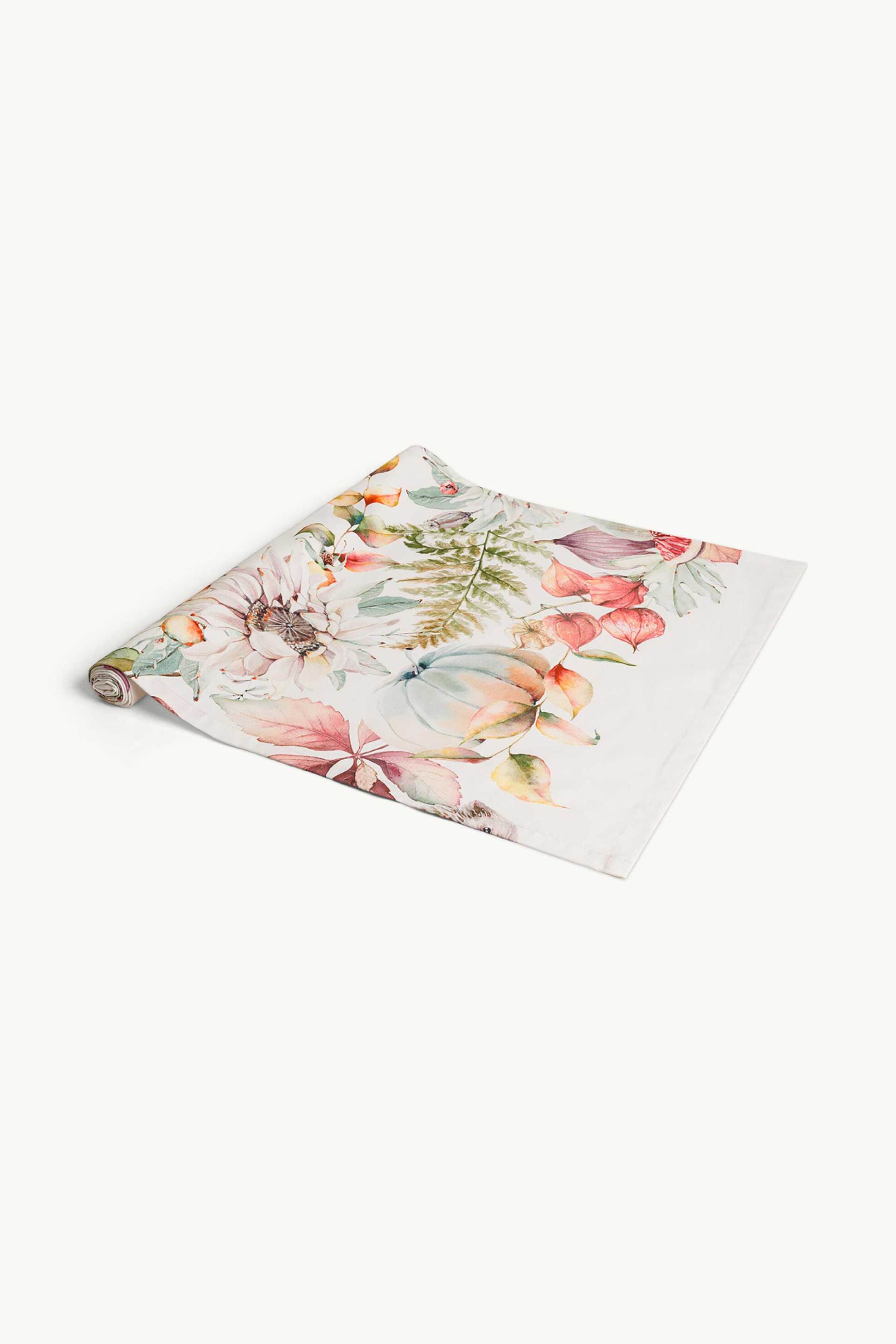 Coincasa ράνερ βαμβακερό με all-over print 50 x 150 cm - 007493432 Εκρού φωτογραφία