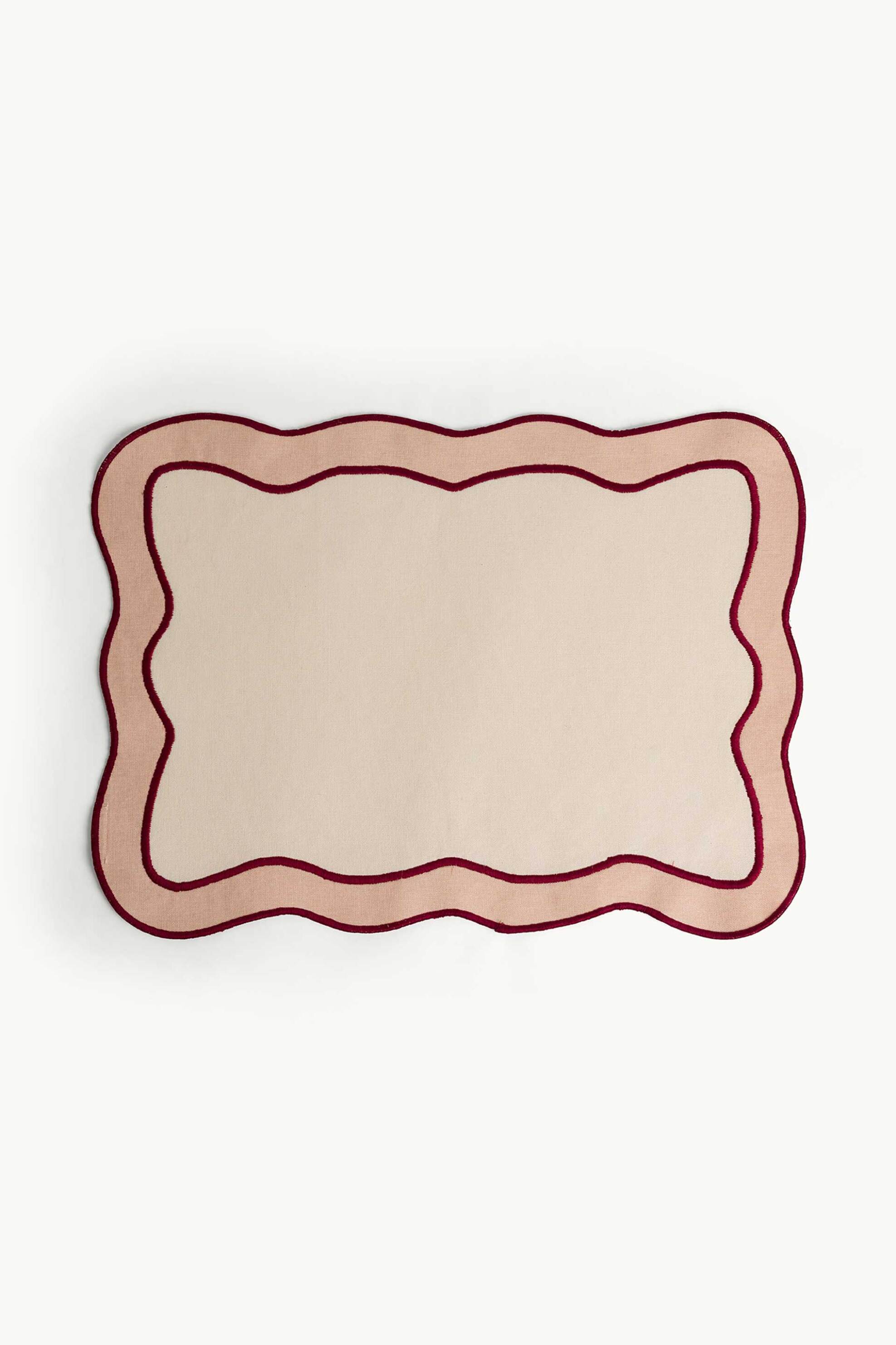 Coincasa σουπλά με κυματιστές άκρες 55 x 50 cm - 007494085 Σομόν