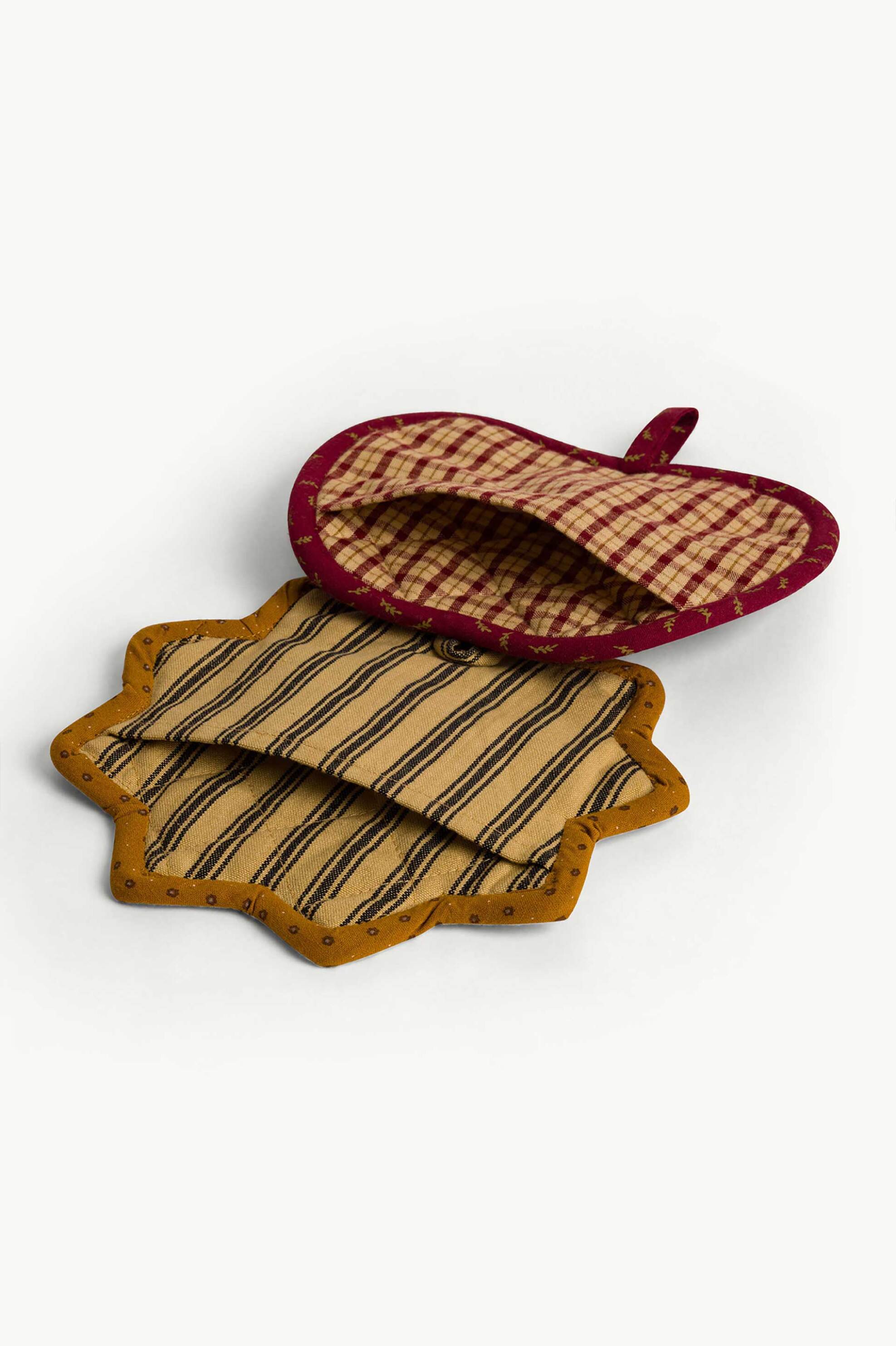 Coincasa σετ πιάστρες κουζίνας 21 x 20 cm (2 τεμάχια) - 007493054 Καμηλό φωτογραφία