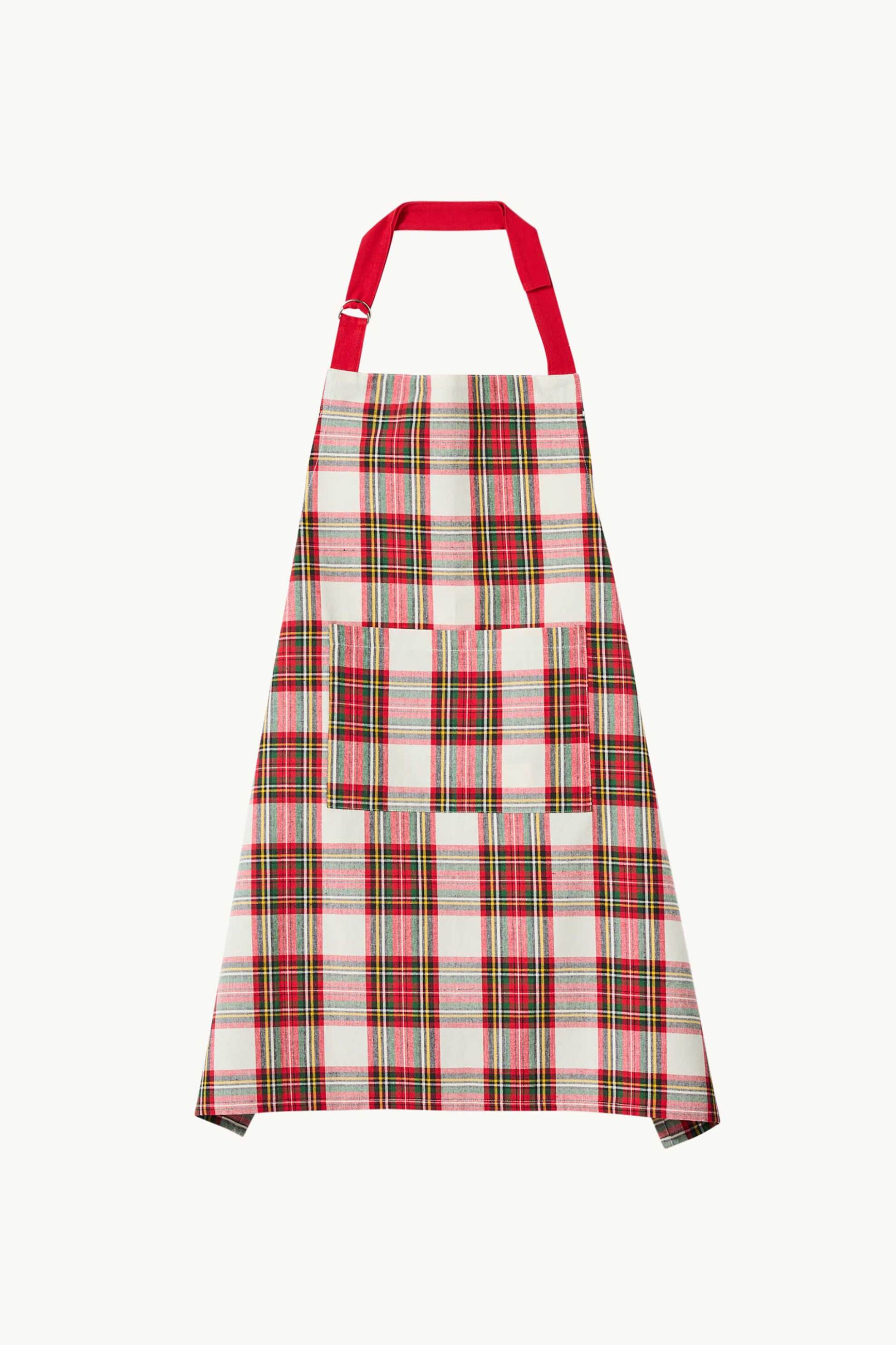 COINCASA Coincasa ποδιά κουζίνας με χριστουγεννιάτικο μοτίβο 85 x 80 cm - 006802818 Κόκκινο