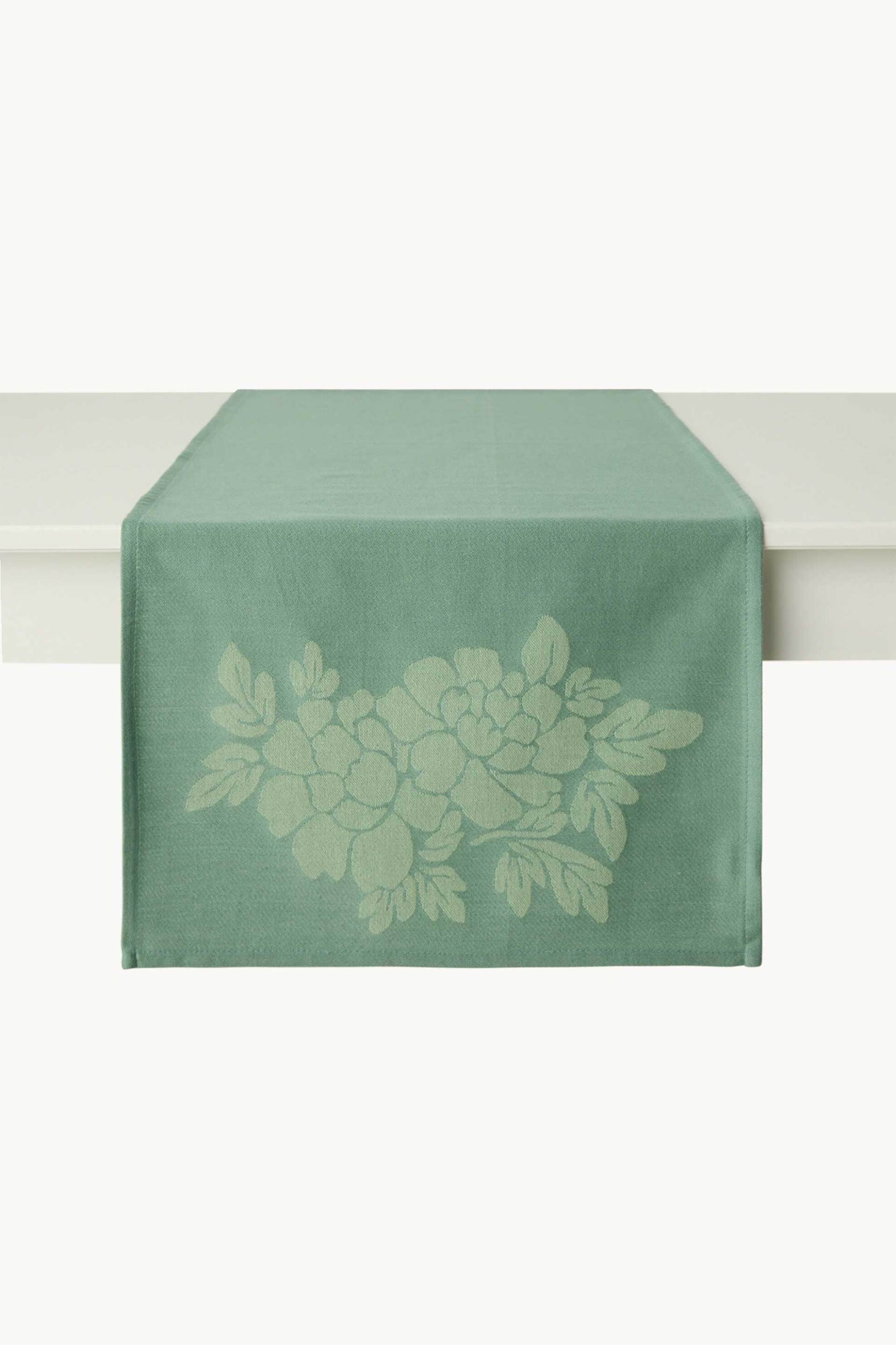 Coincasa ράνερ βαμβακερό με floral print 40 x 140 cm - 006809272 Πράσινο