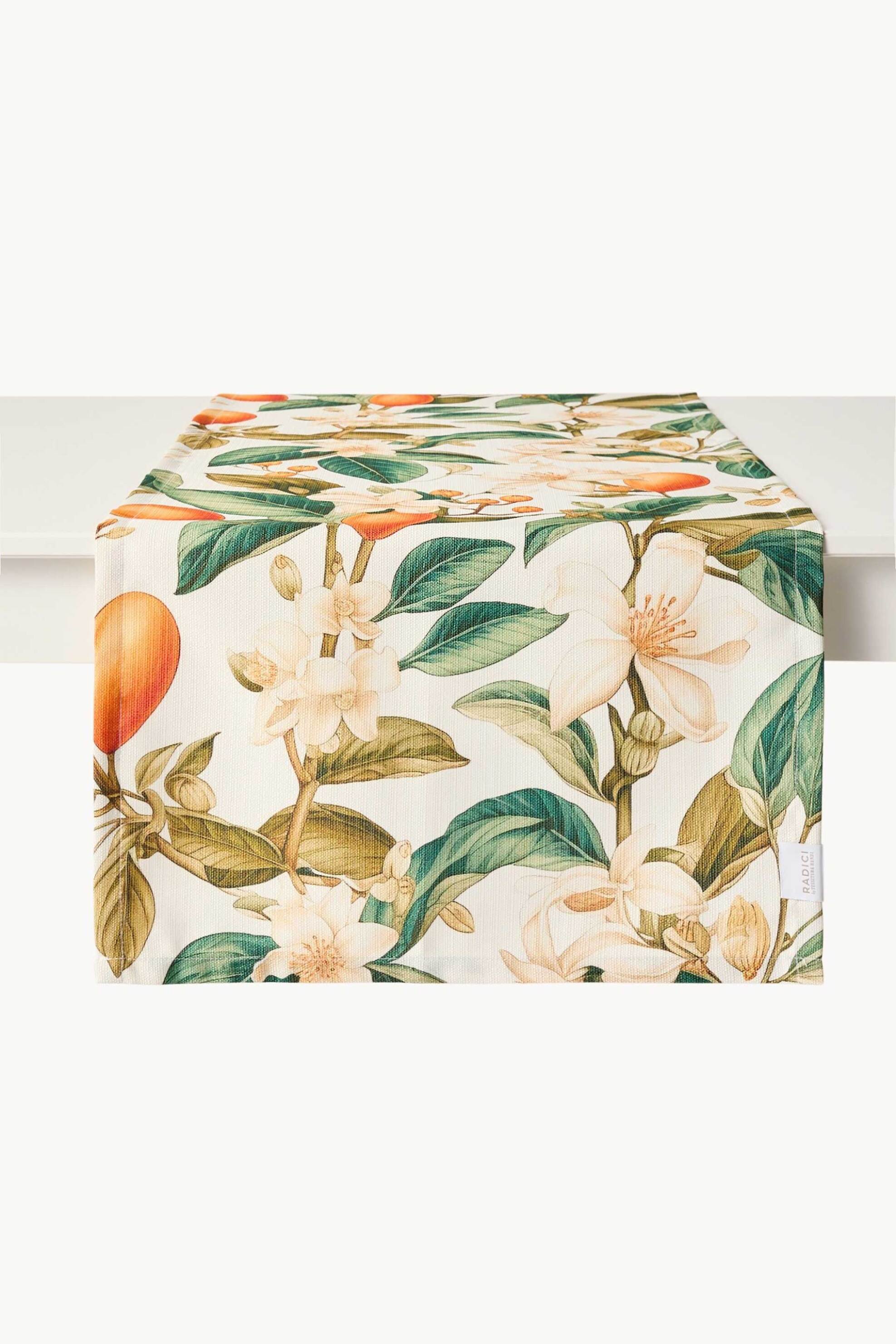 Coincasa ράνερ βαμβακερό με τύπωμα floral 50 x 150 cm - 006812532 Εκρού