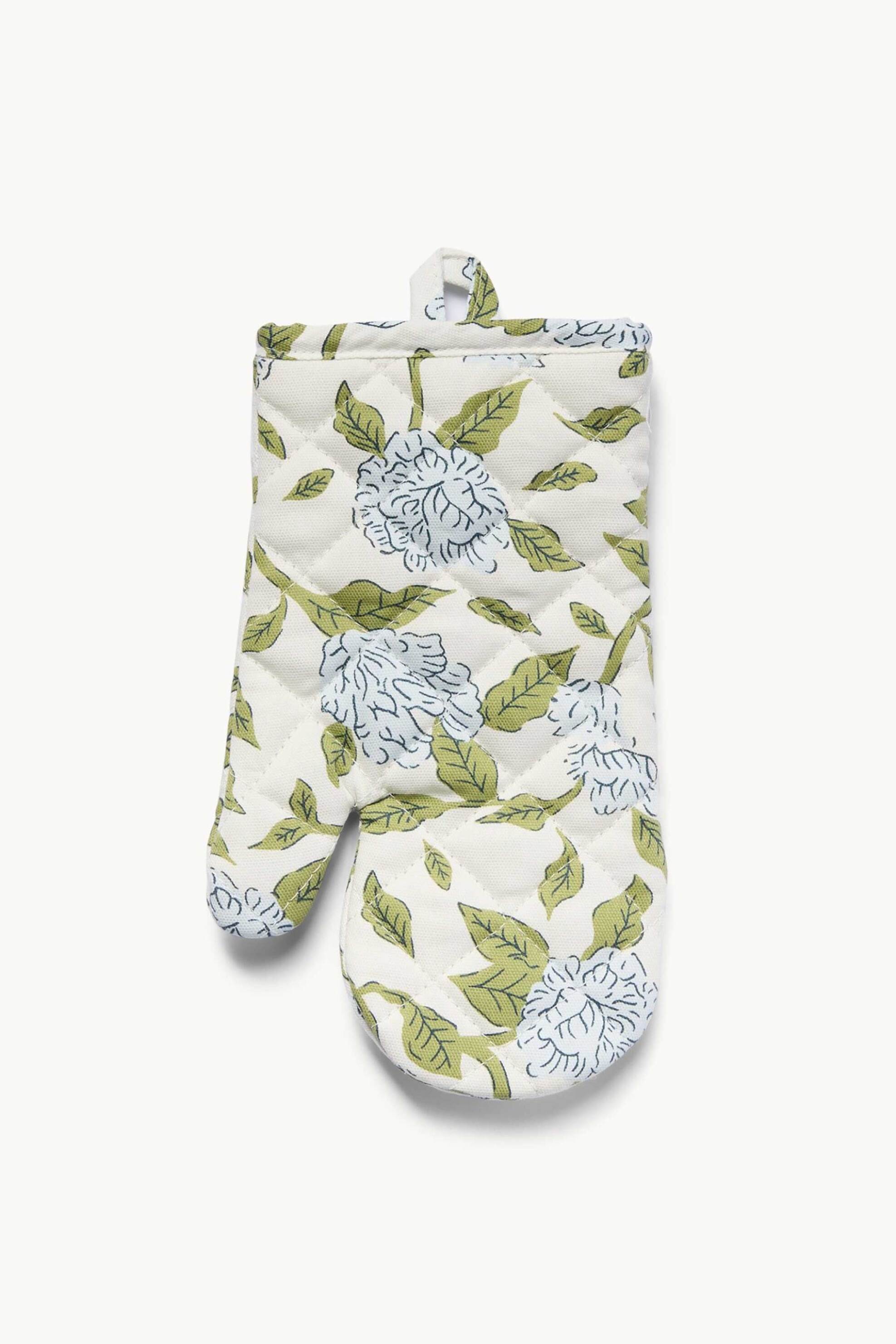 Coincasa γάντι φούρνου με floral print 17 x 27 cm - 006813075 Πράσινο