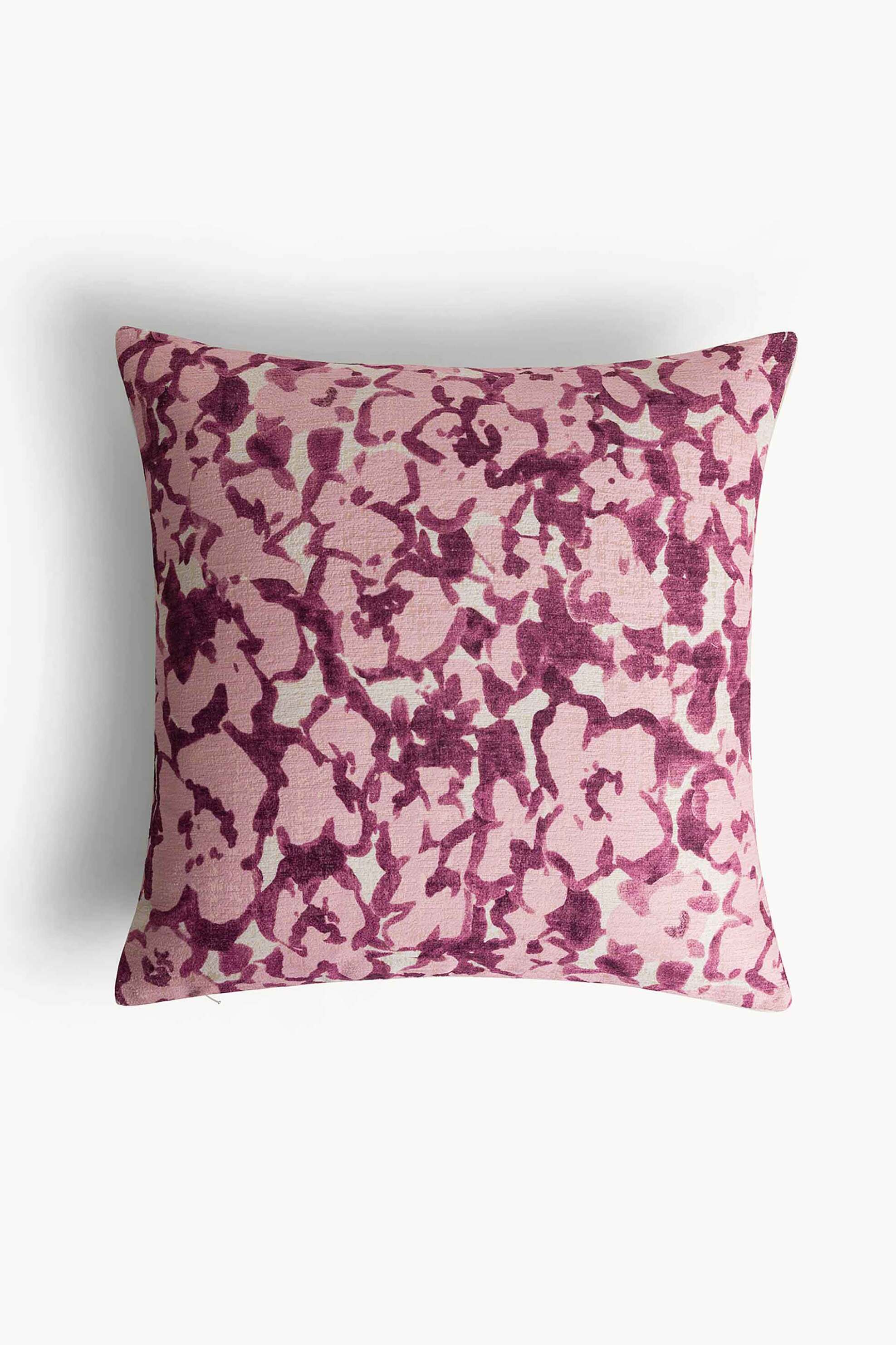 COINCASA Coincasa διακοσμητικό μαξιλάρι με floral print 45 x 45 cm - 007467470 Ροζ