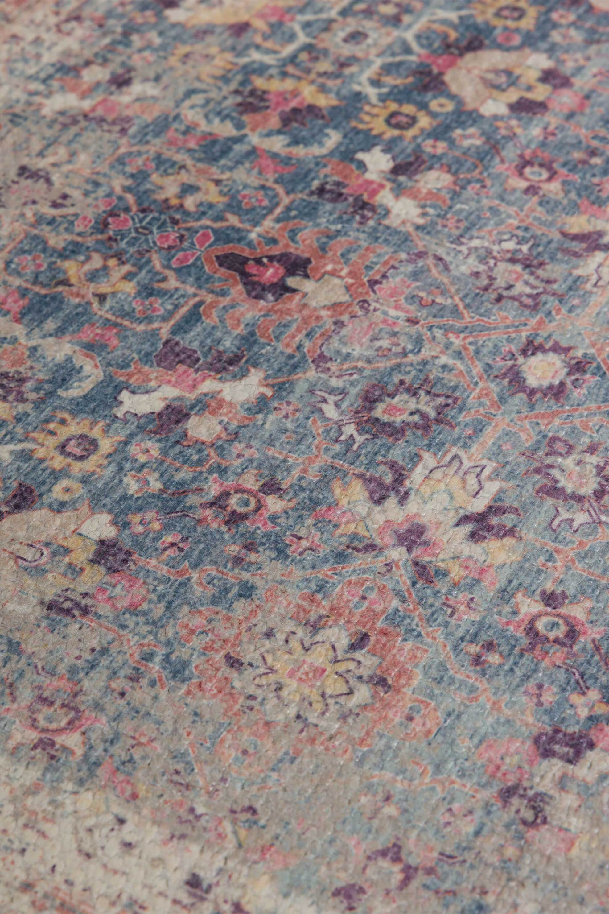 Coincasa διακοσμητικό χαλί με vintage σχέδιο 150 x 90 cm - 007468182 Πολύχρωμο φωτογραφία