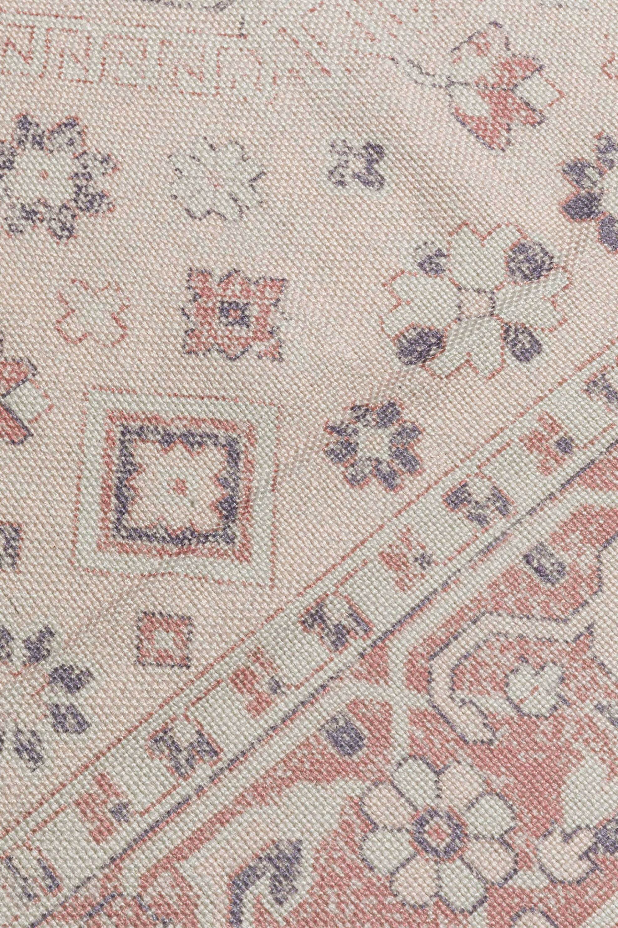 Coincasa διακοσμητικό χαλί με vintage σχέδιο 150 x 90 cm - 007468184 Μπεζ φωτογραφία