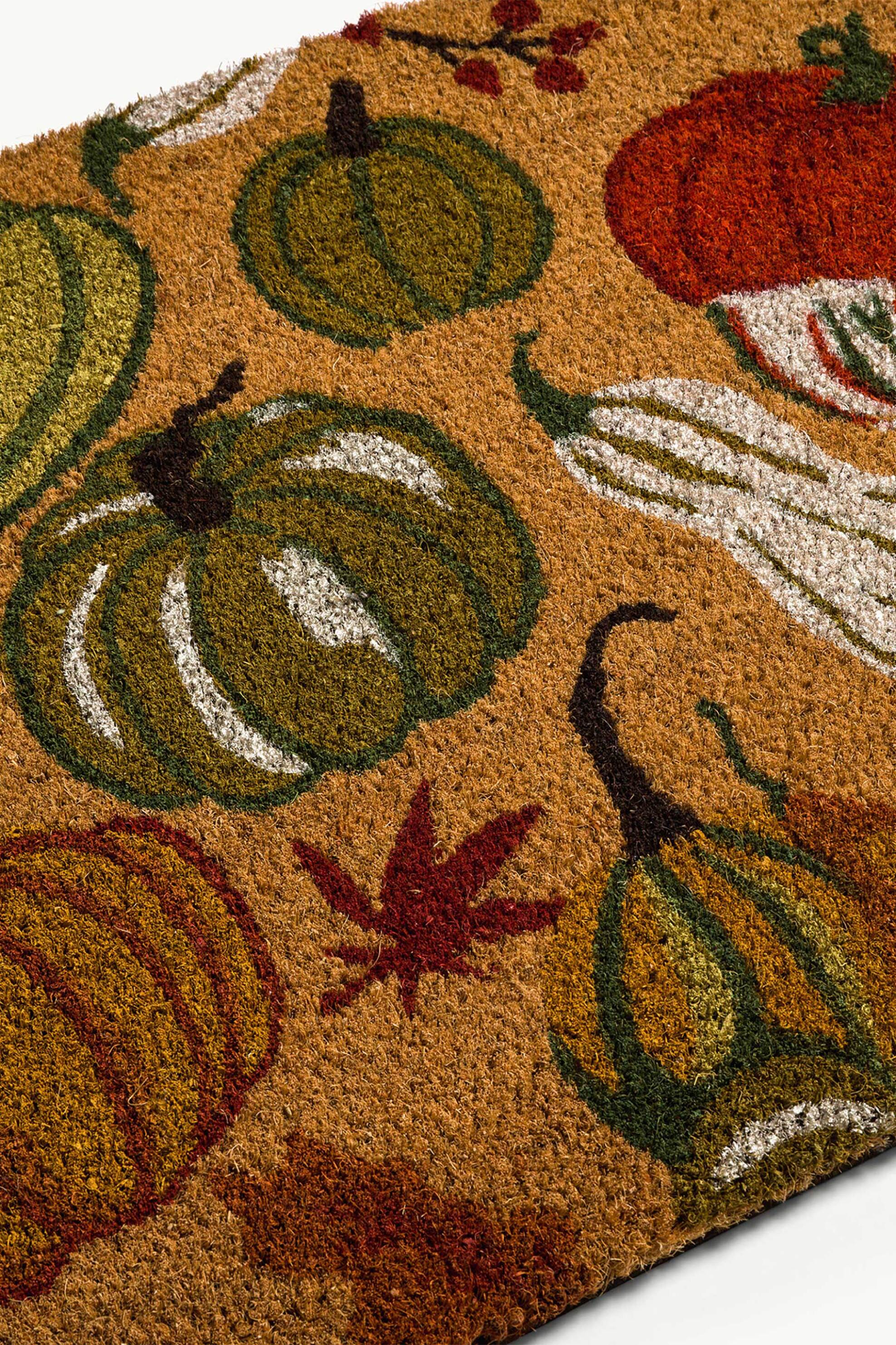 Coincasa πατάκι εισόδου με print κολοκύθας 43 x 73 cm - 007493110 Πορτοκαλί Σκούρο φωτογραφία