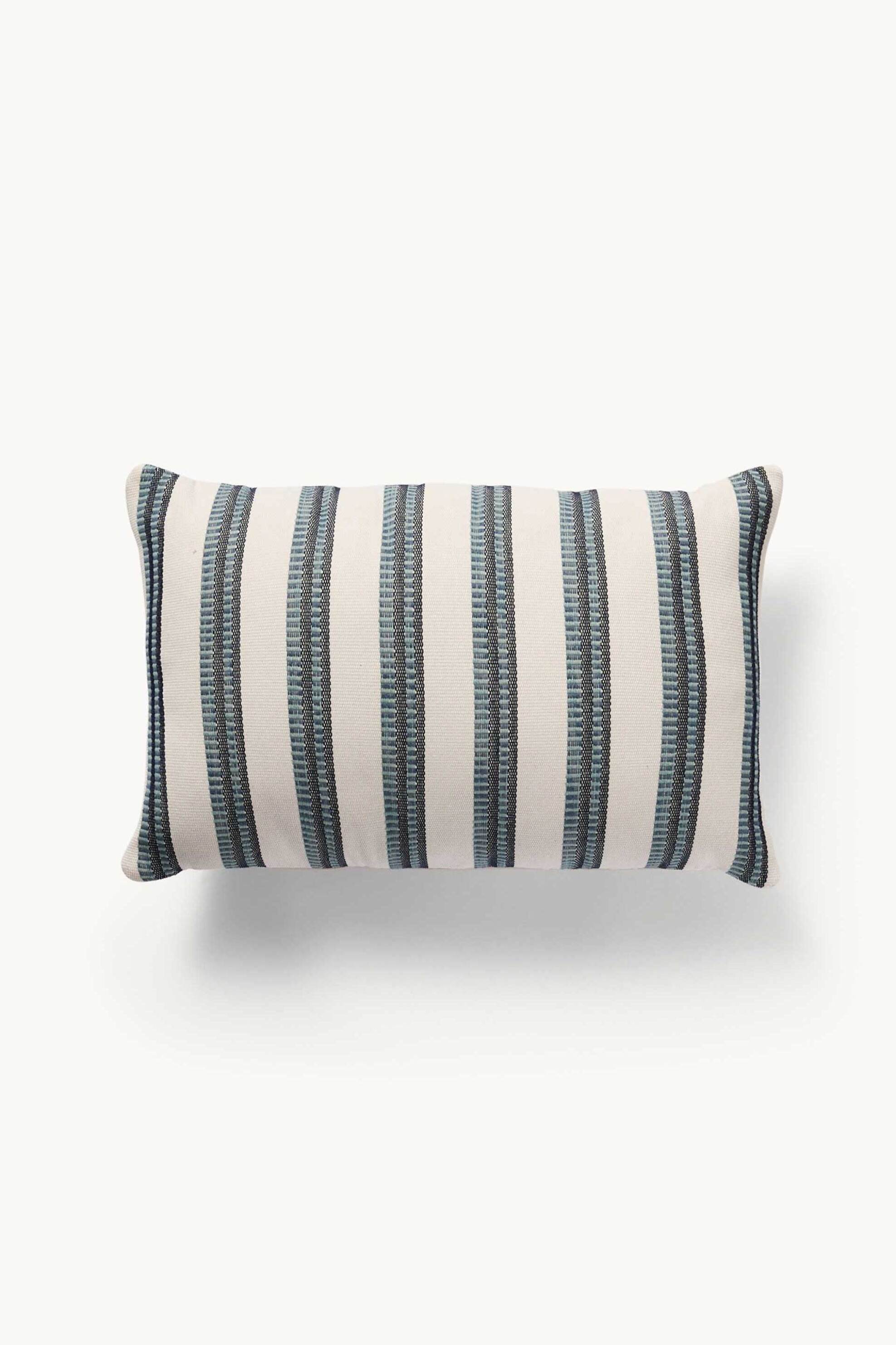 Coincasa διακοσμητικό μαξιλάρι με ριγέ σχέδιο 55 x 35 cm - 006813283 Λευκό - Μπλε