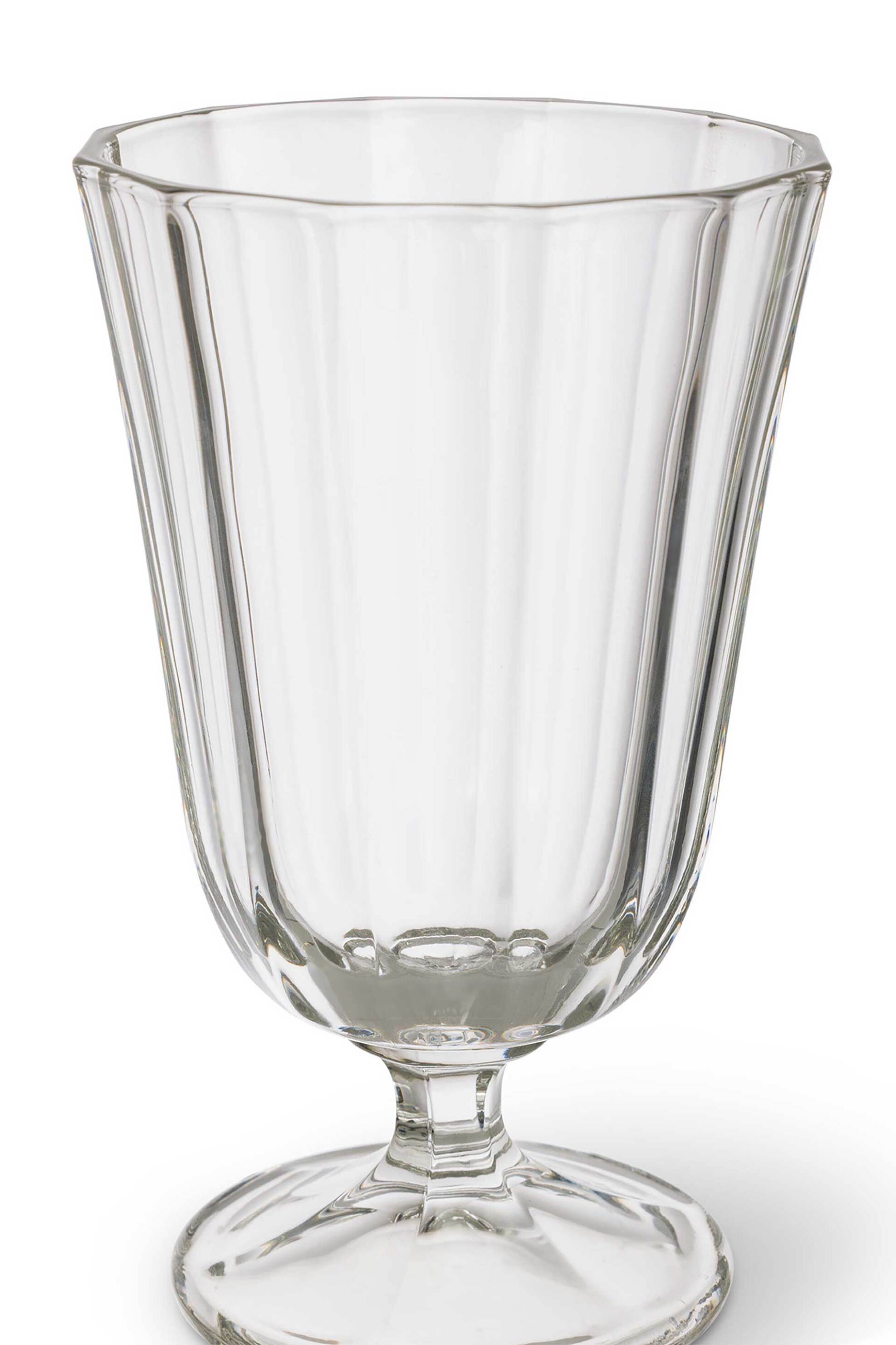 Coincasa γυάλινο ποτήρι νερού με ανάγλυφο σχέδιο 8,5 x 13,5 cm - 007367209 Διάφανο φωτογραφία