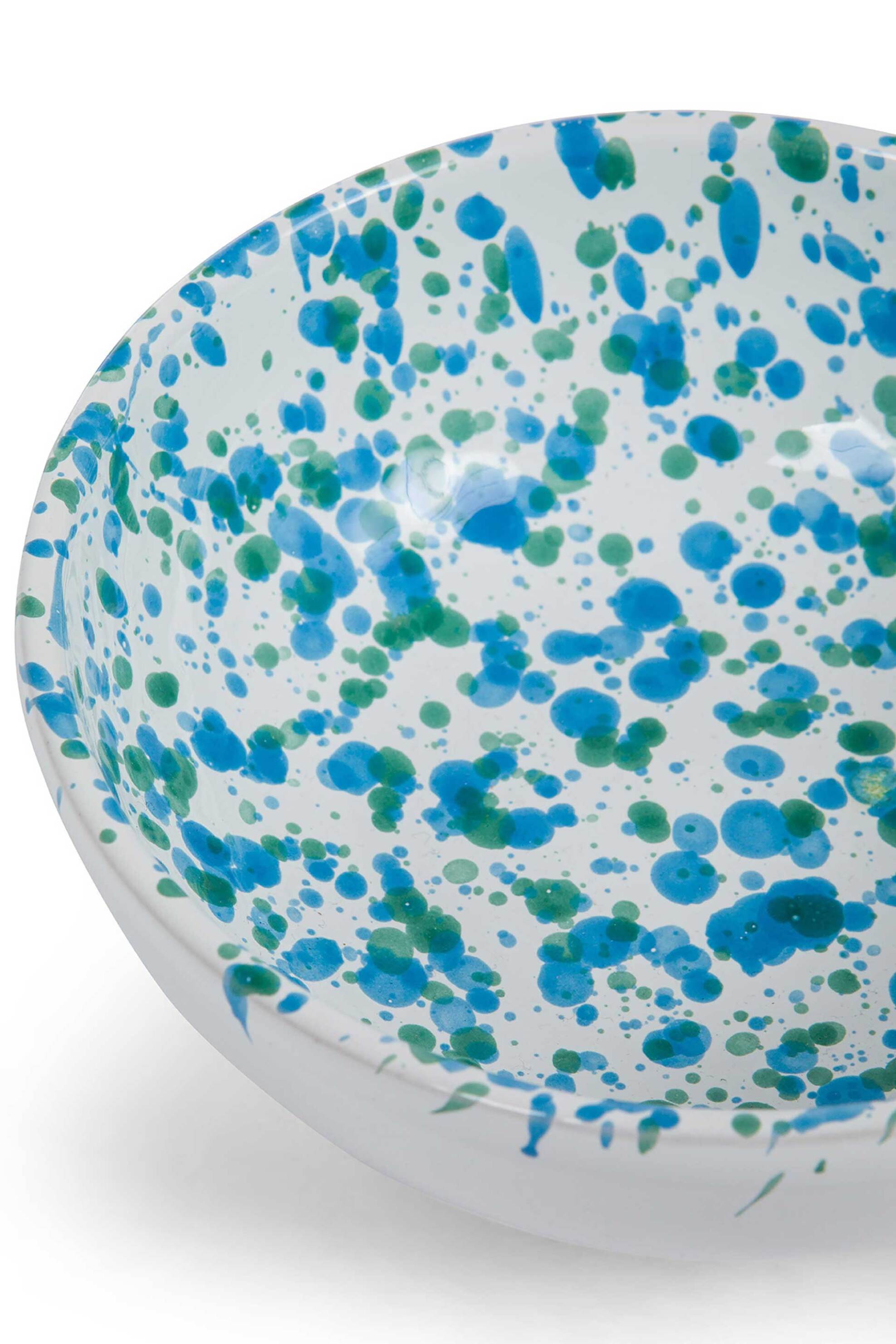 Coincasa κεραμικό μπολ με print 16 cm - 007397400 Λευκό φωτογραφία