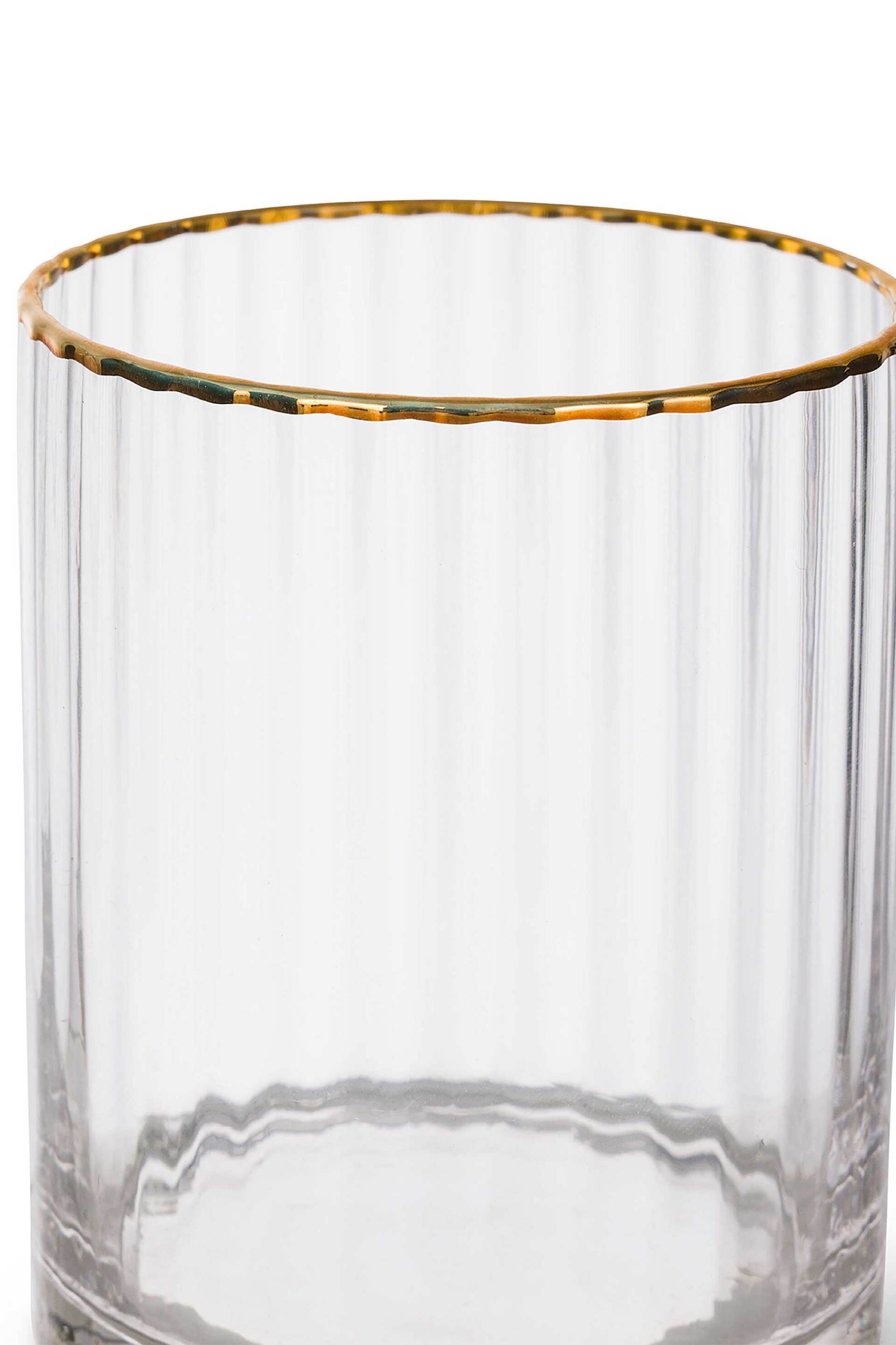 Coincasa γυάλινο ποτήρι νερού "Optical" 10 x 8 cm - 007458086 Διάφανο φωτογραφία