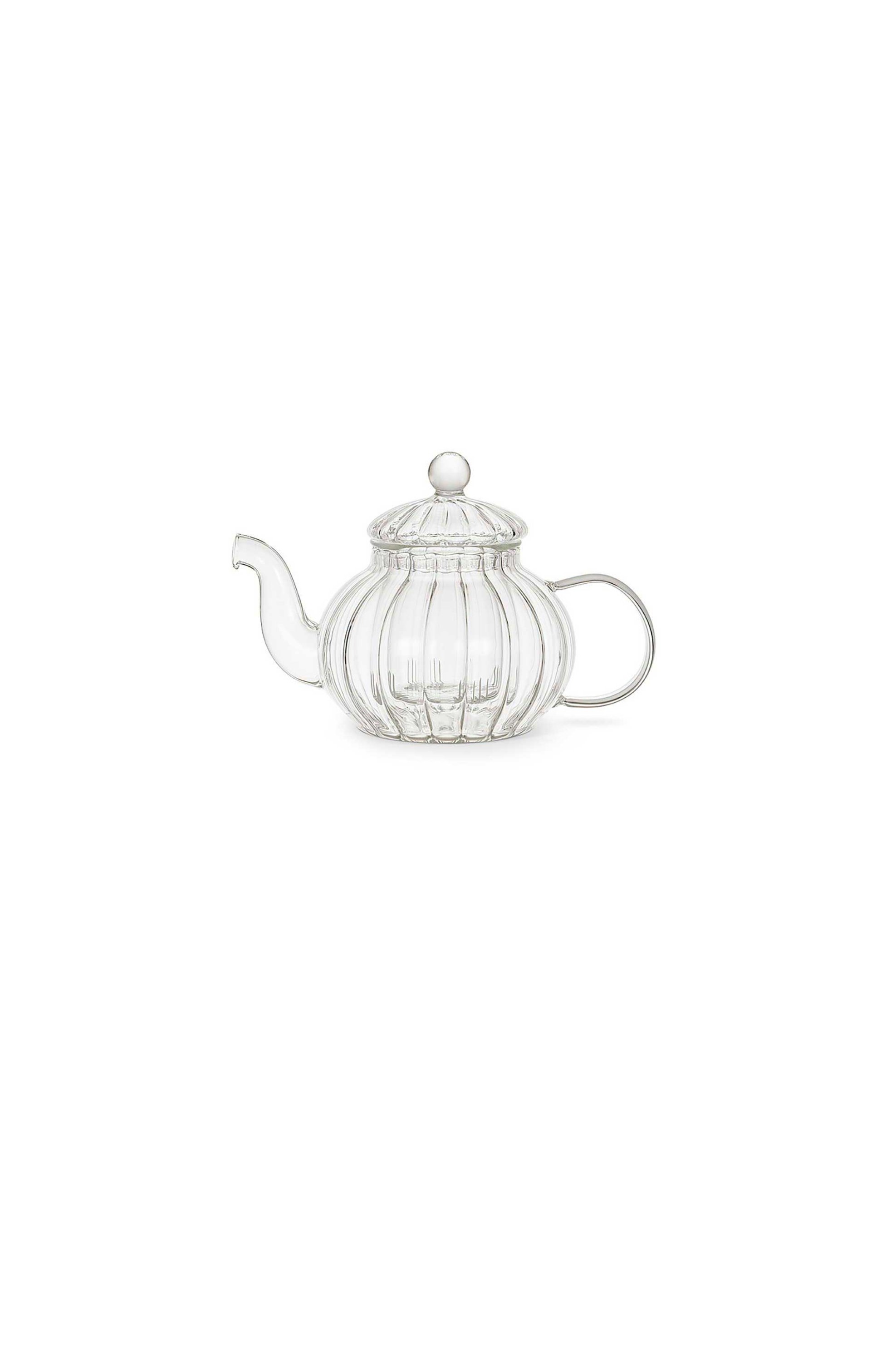 Coincasa γυάλινη τσαγιέρα "Optical" 12 x 16 cm - 007266272 Διάφανο