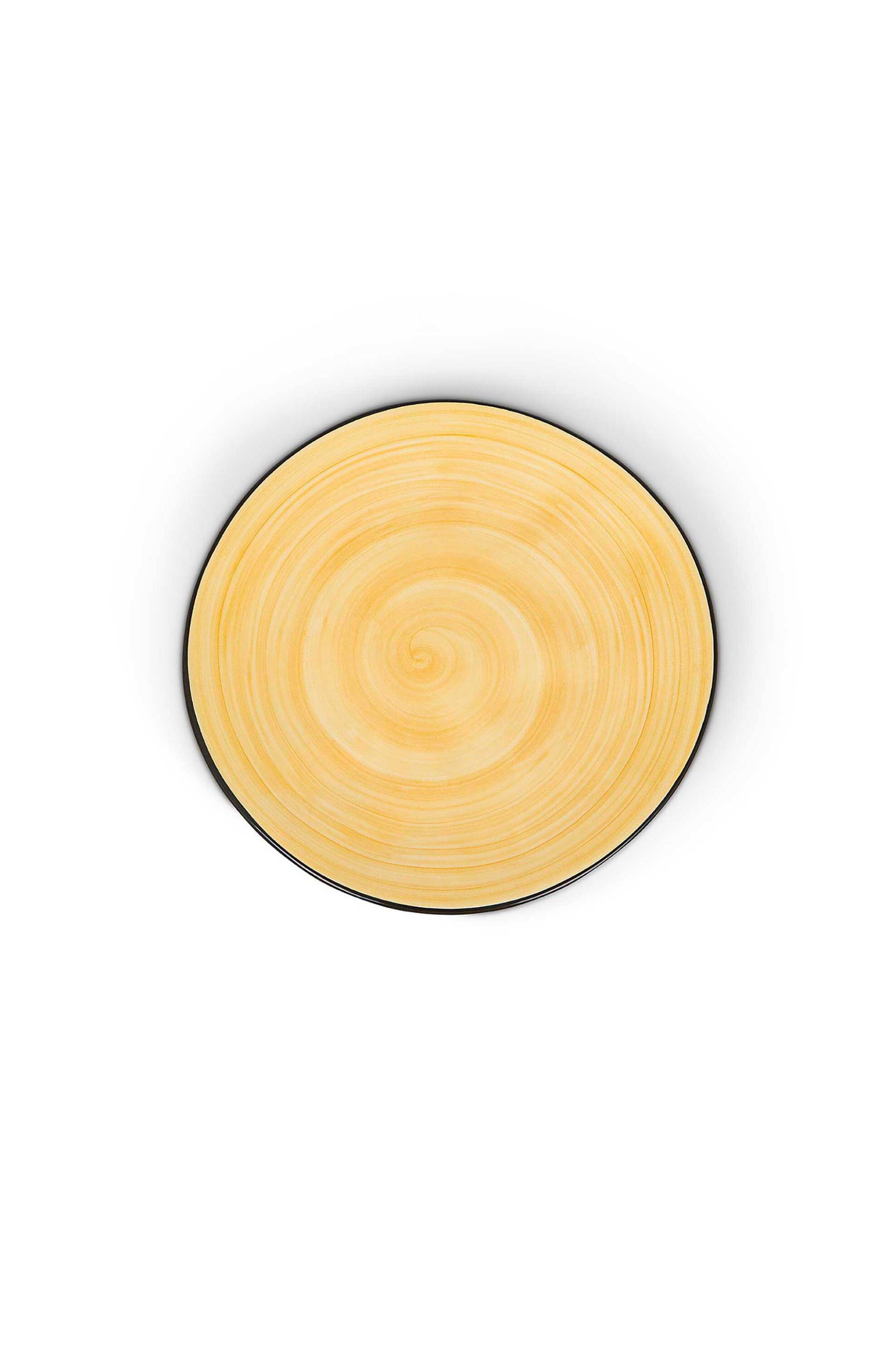 Coincasa κεραμικό πιάτο φρούτου "Tokyo" 23 cm - 007374008 Κίτρινο